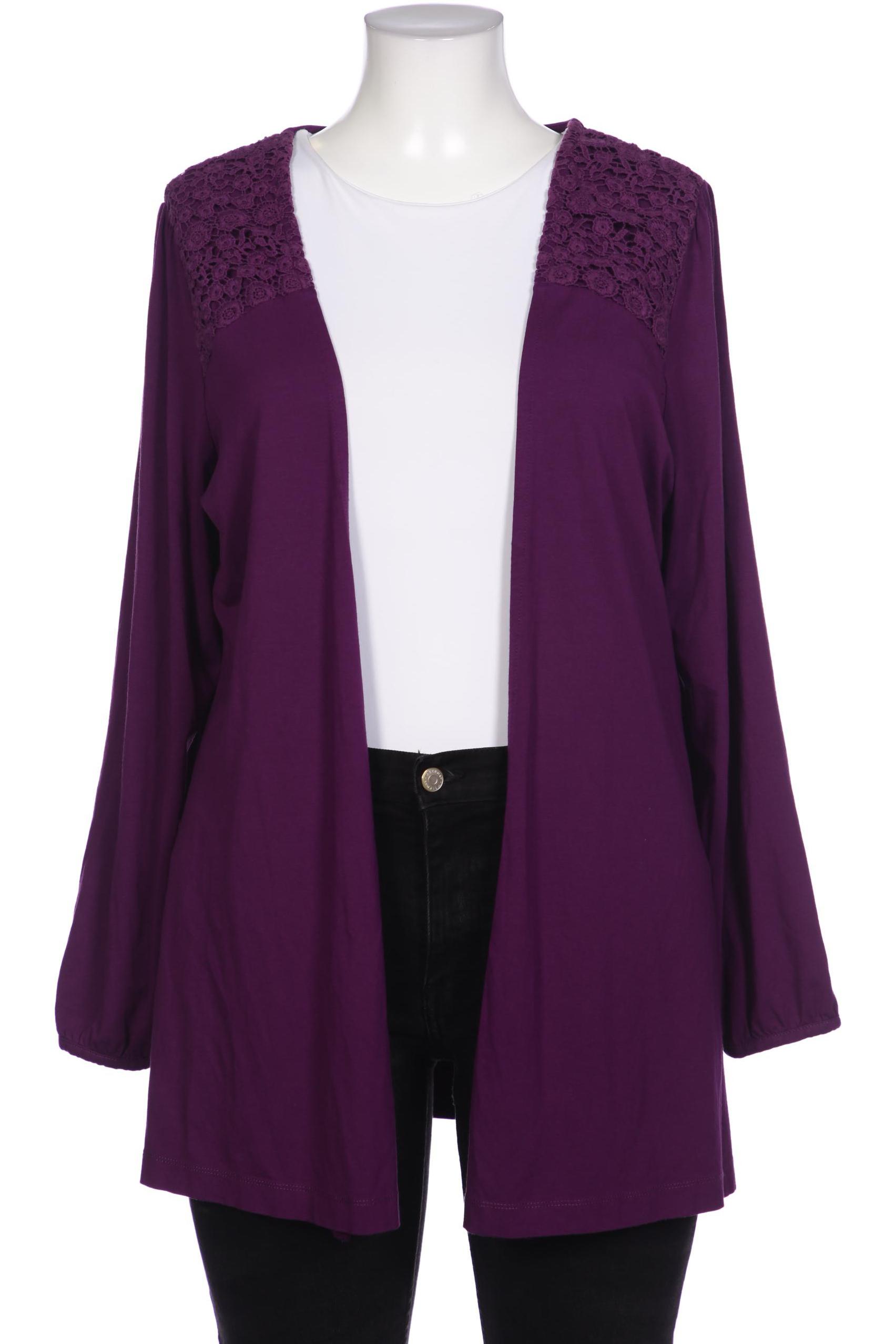 

Ulla Popken Damen Strickjacke, flieder, Gr. 46