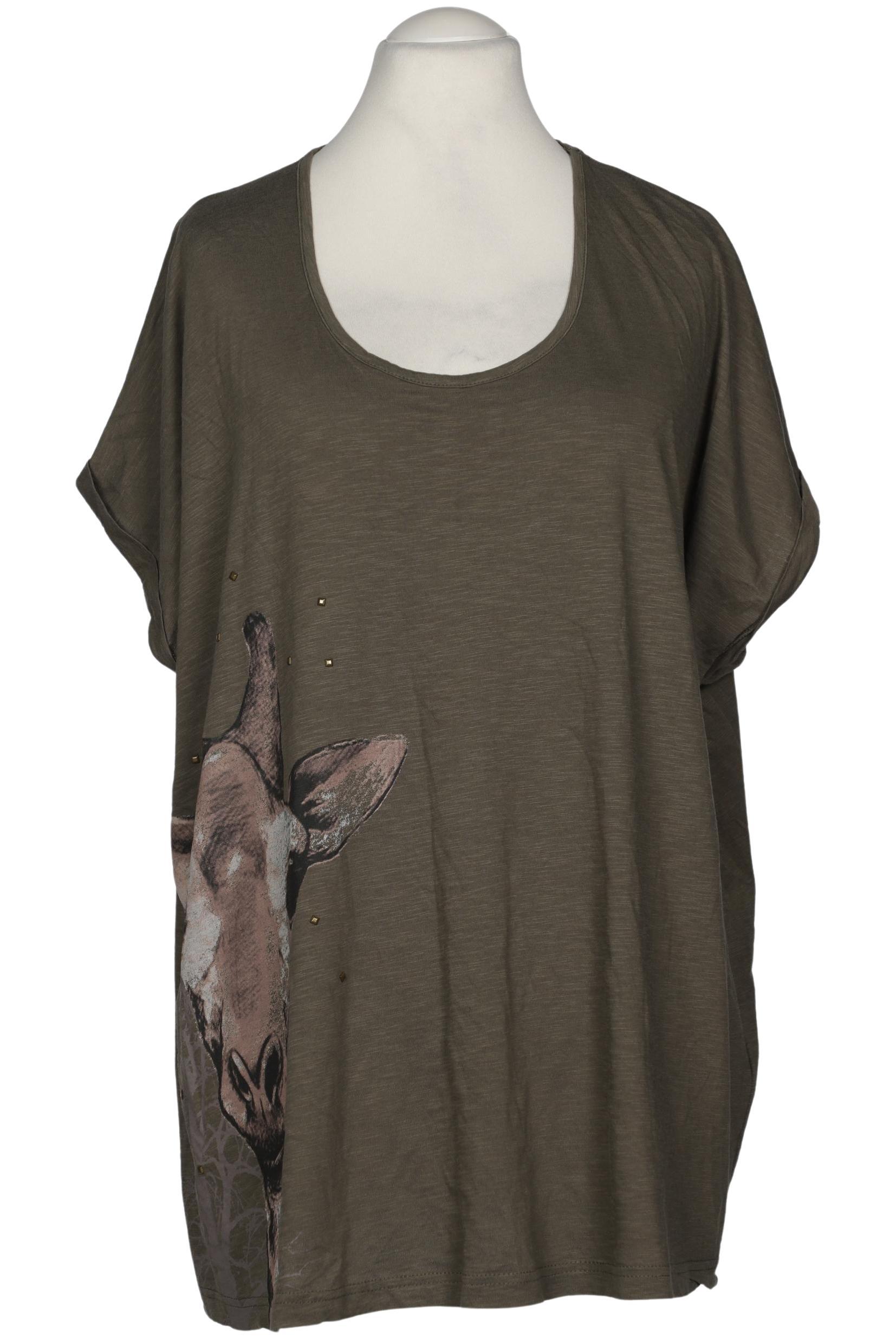 

Ulla Popken Damen T-Shirt, grün, Gr. 54