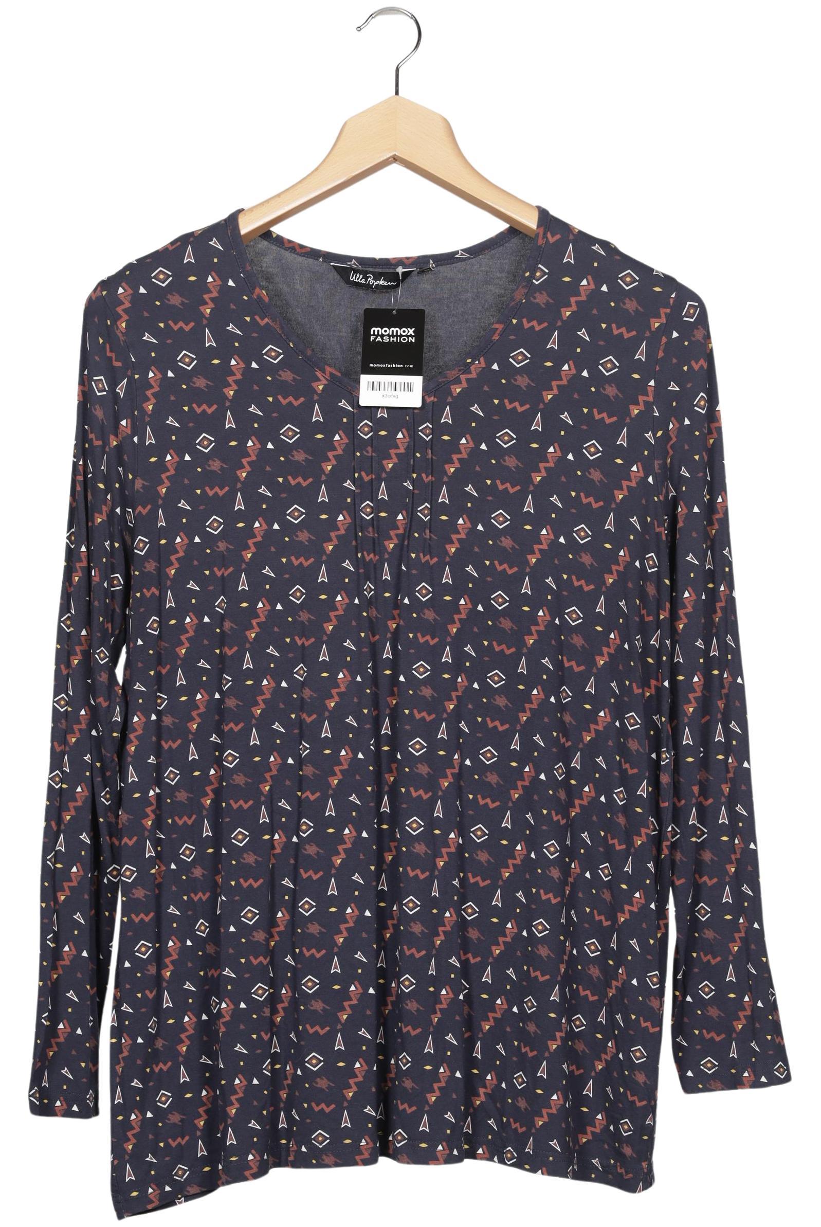 

Ulla Popken Damen Langarmshirt, marineblau, Gr. 46