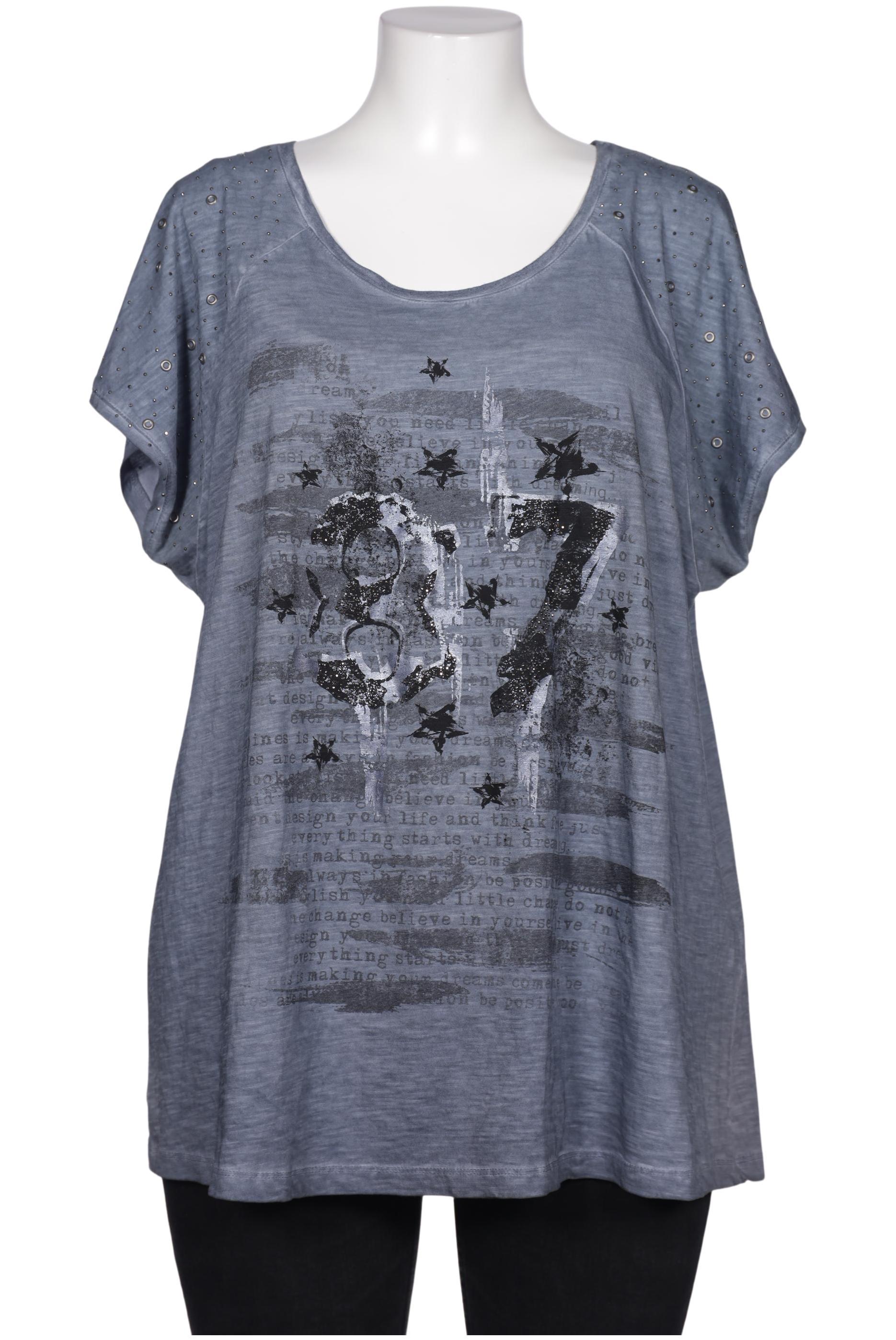 

Ulla Popken Damen T-Shirt, blau, Gr. 46