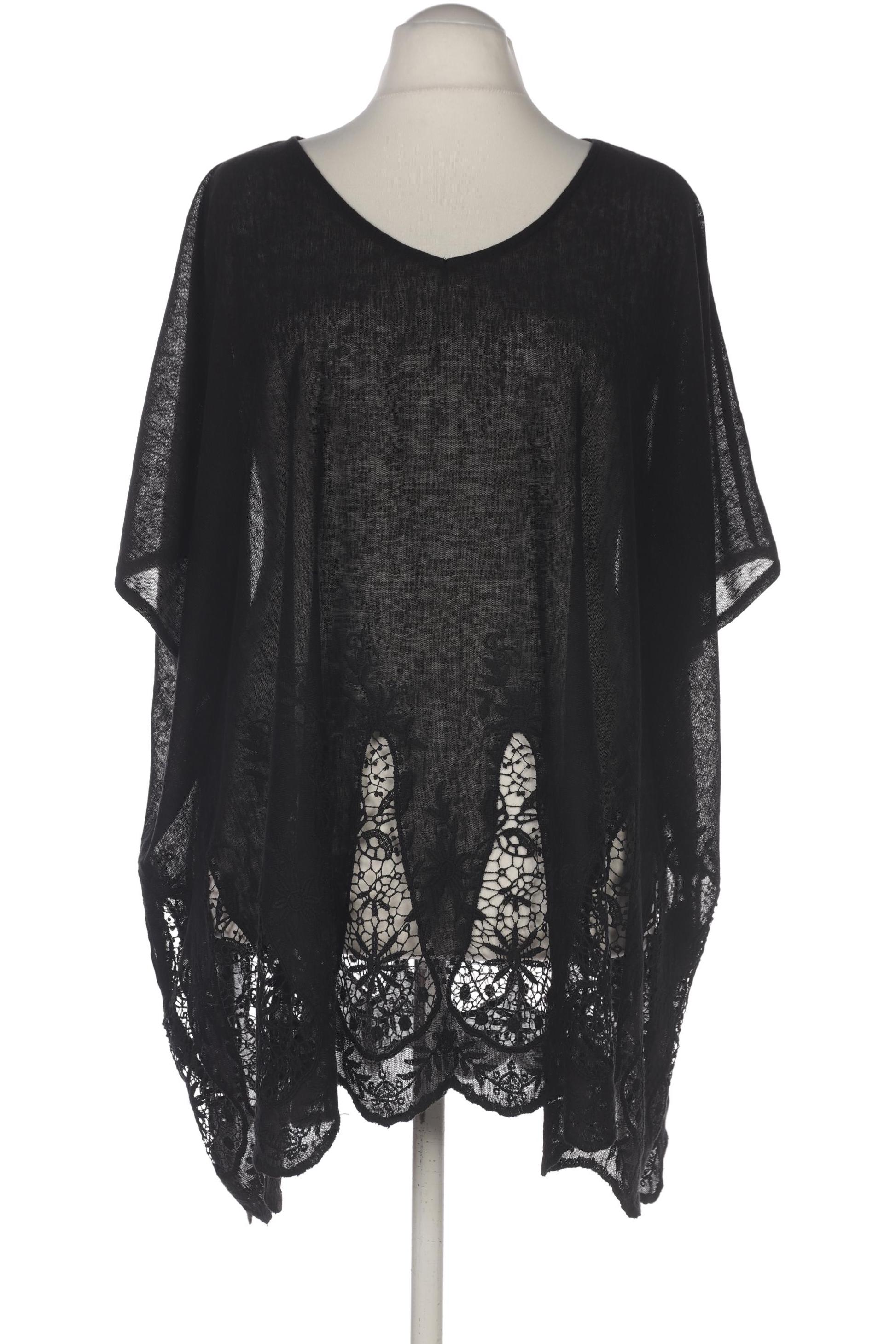 

Ulla Popken Damen T-Shirt, schwarz, Gr. 52