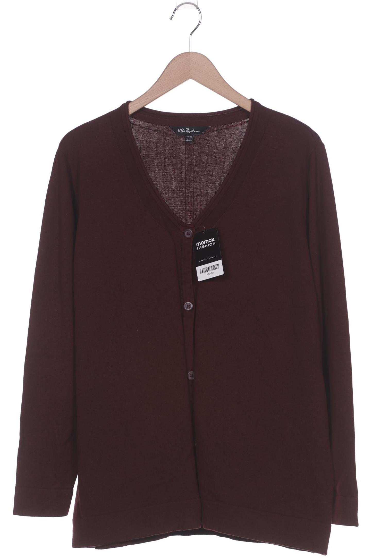 

Ulla Popken Damen Strickjacke, bordeaux, Gr. 42