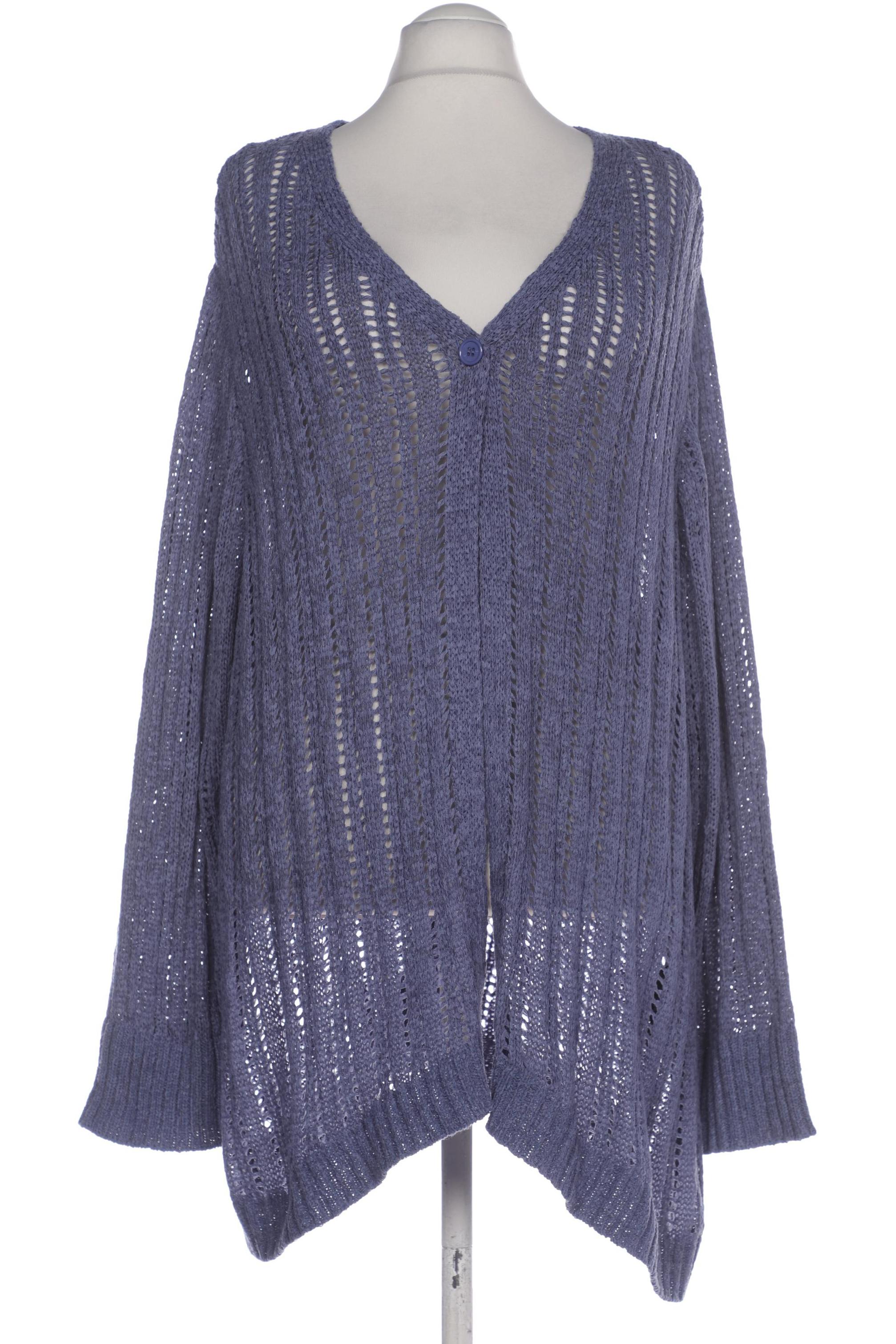 

Ulla Popken Damen Strickjacke, blau, Gr. 54
