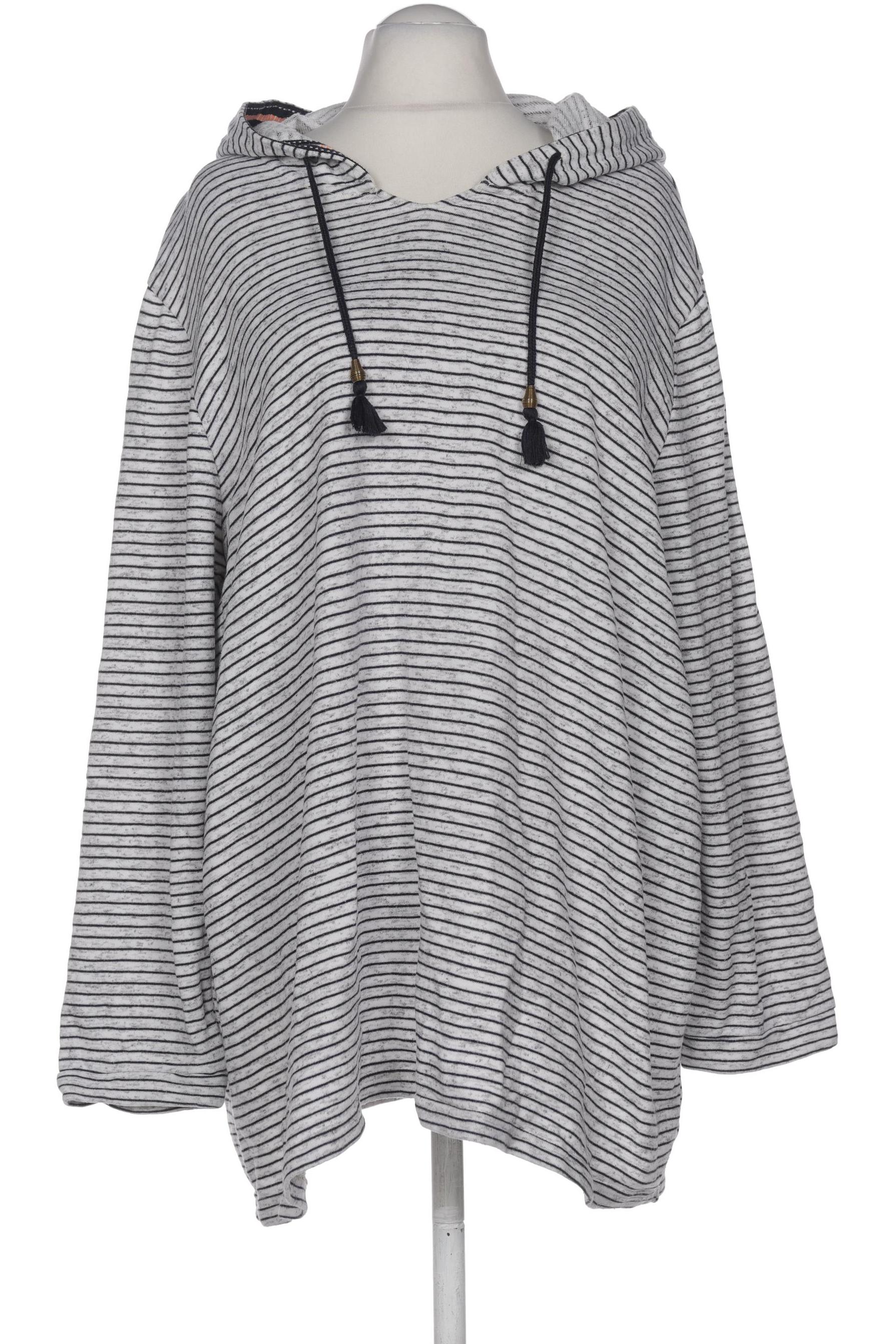 

Ulla Popken Damen Kapuzenpullover, grau, Gr. 54