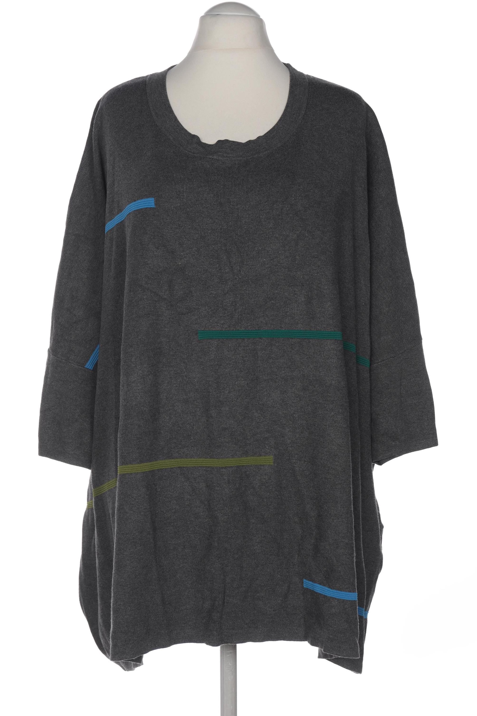 

Ulla Popken Damen Pullover, grau, Gr. 58
