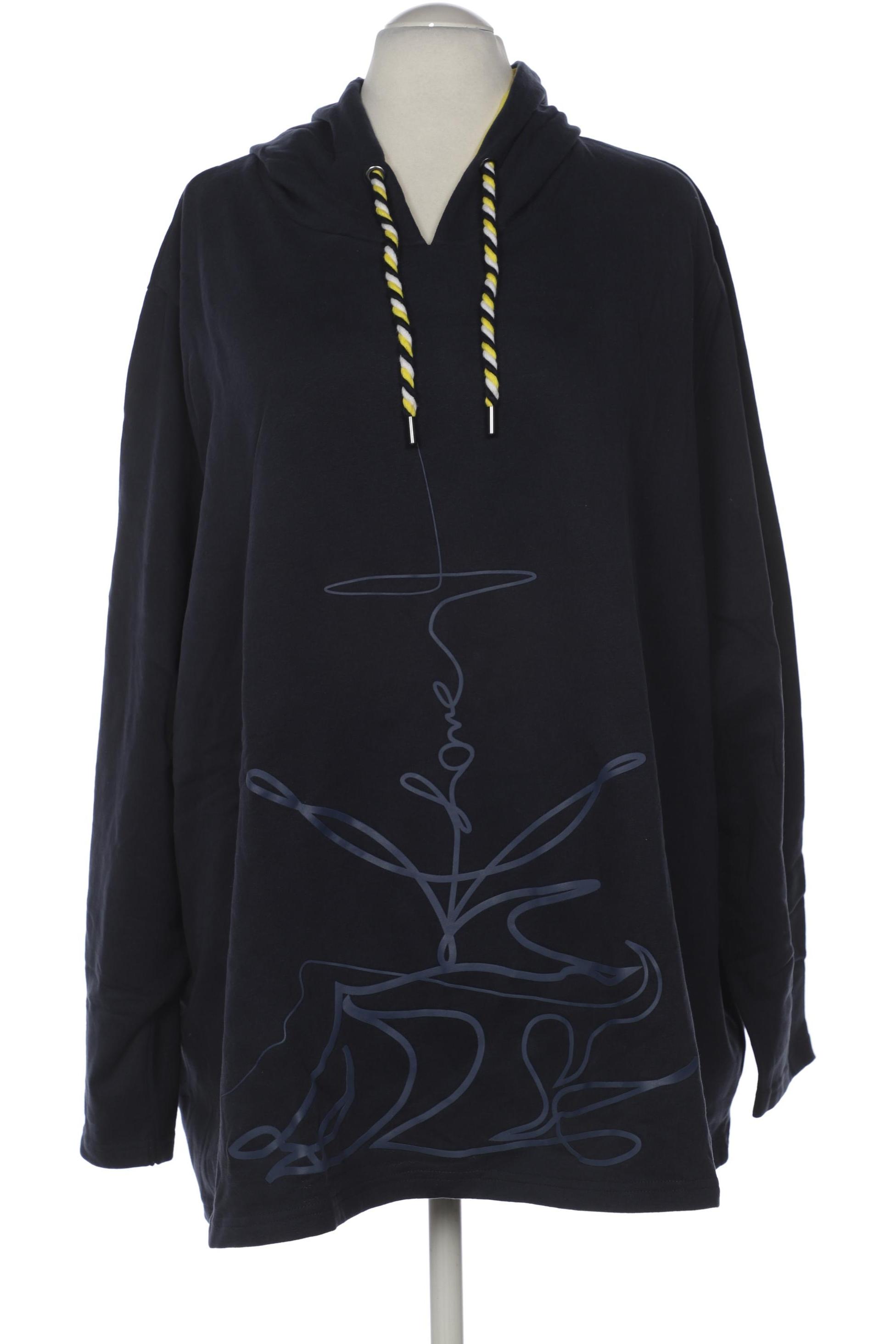 

Ulla Popken Damen Kapuzenpullover, marineblau, Gr. 62