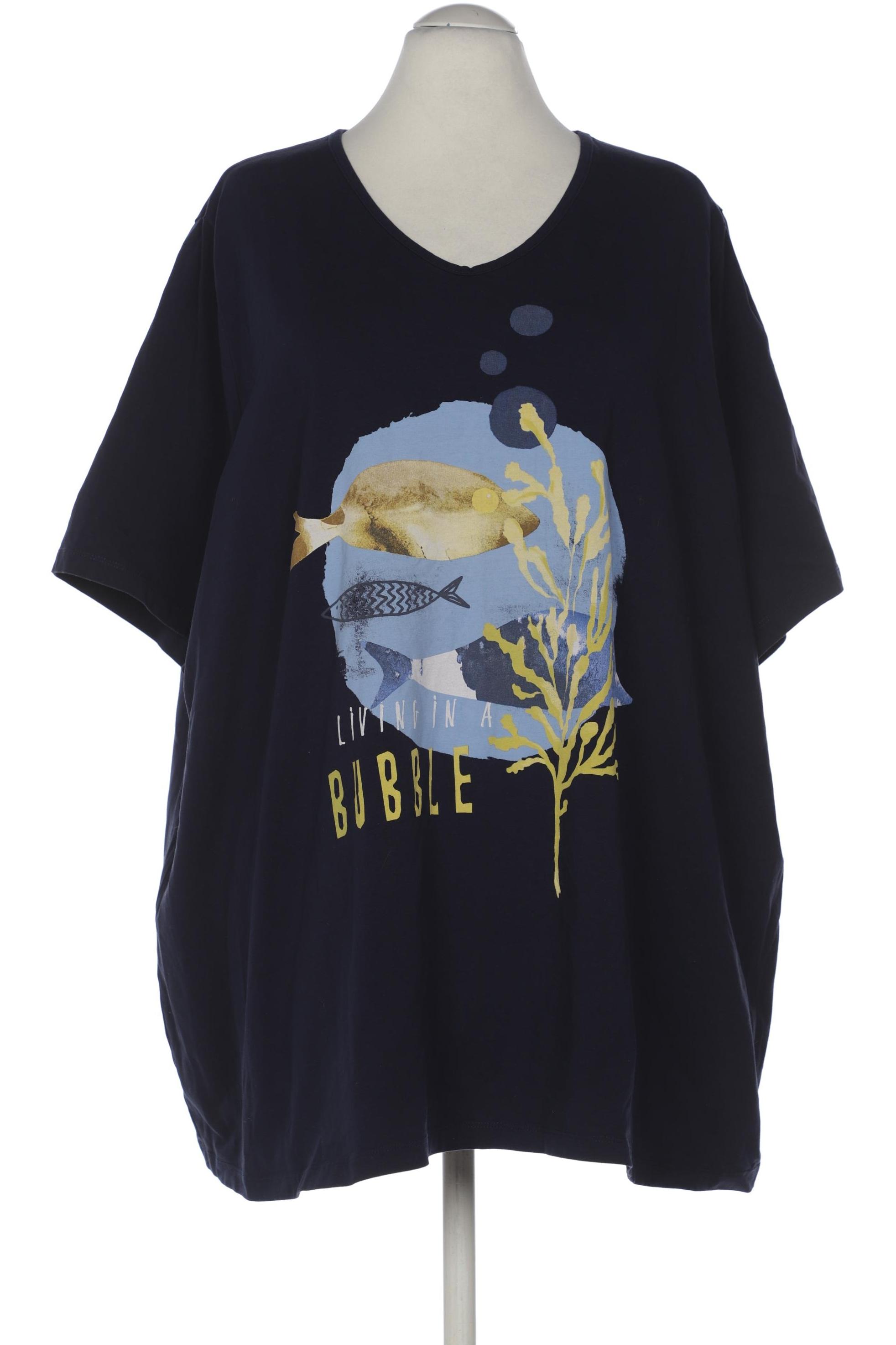

Ulla Popken Damen T-Shirt, marineblau, Gr. 58
