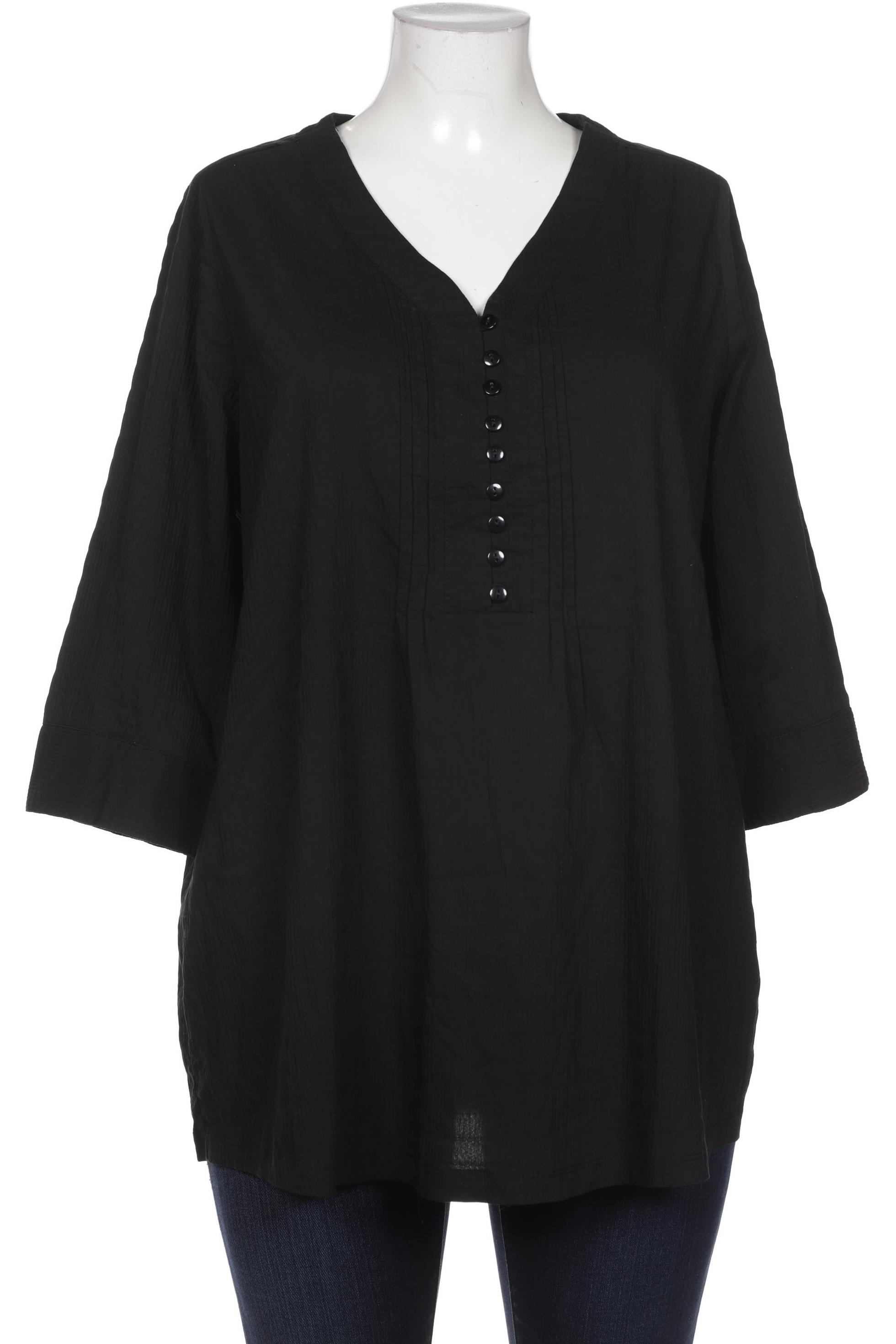 

Ulla Popken Damen Bluse, schwarz, Gr. 46