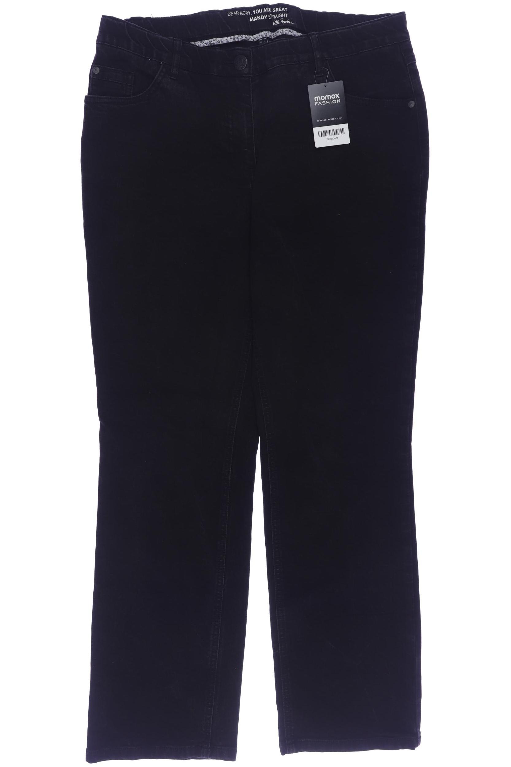 

Ulla Popken Damen Jeans, schwarz, Gr. 22