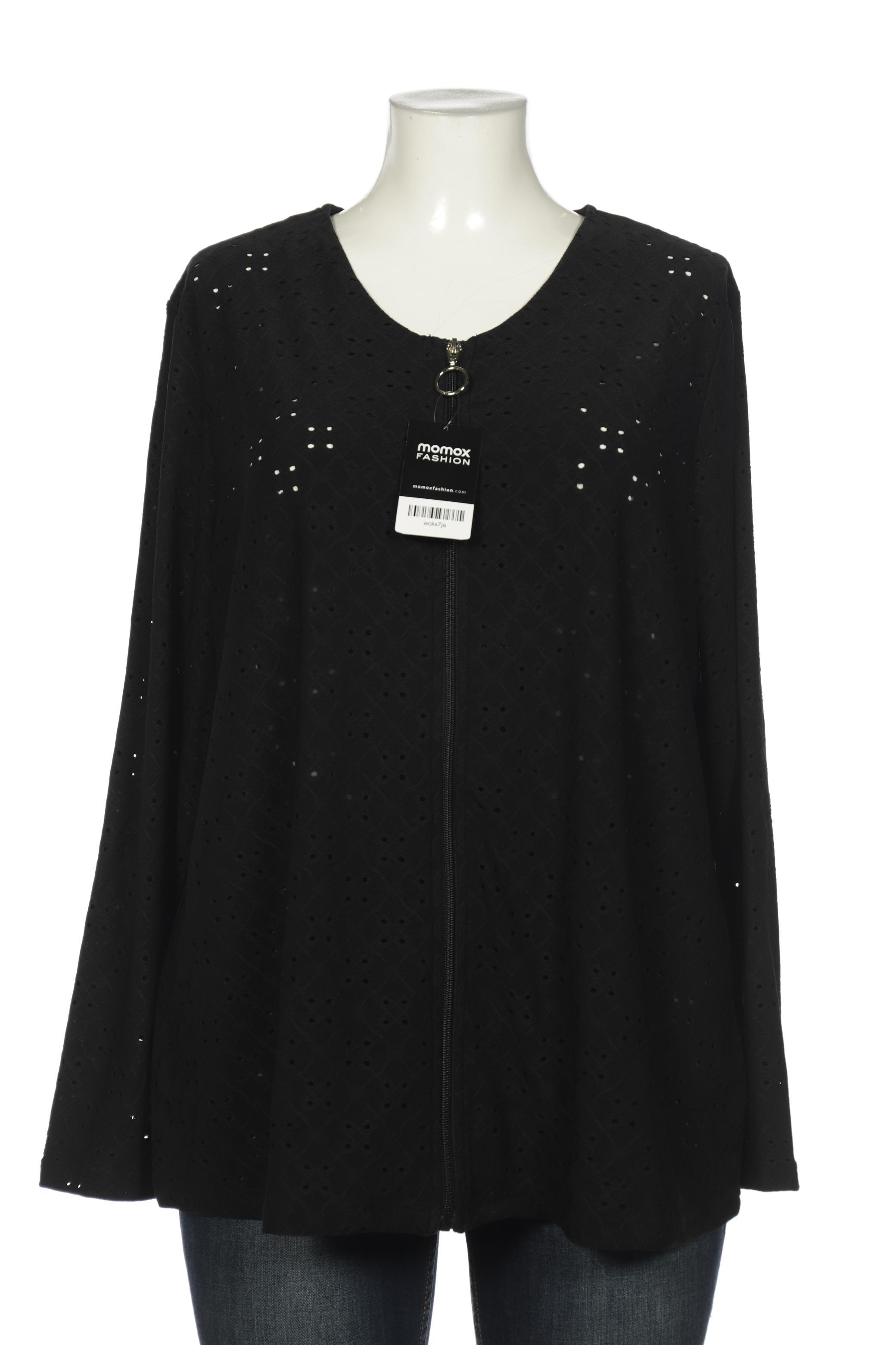 

Ulla Popken Damen Strickjacke, schwarz, Gr. 46