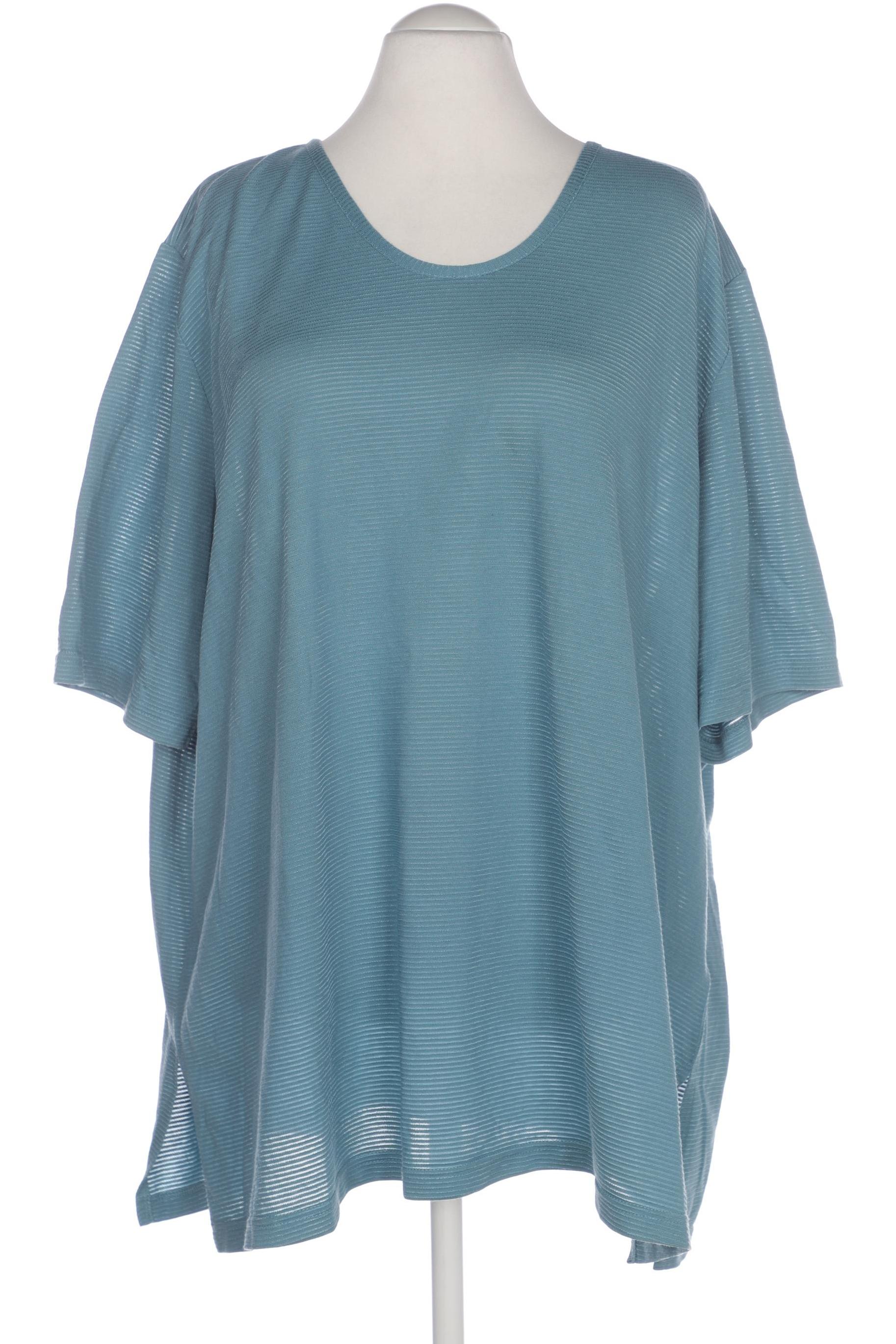 

Ulla Popken Damen T-Shirt, blau, Gr. 58