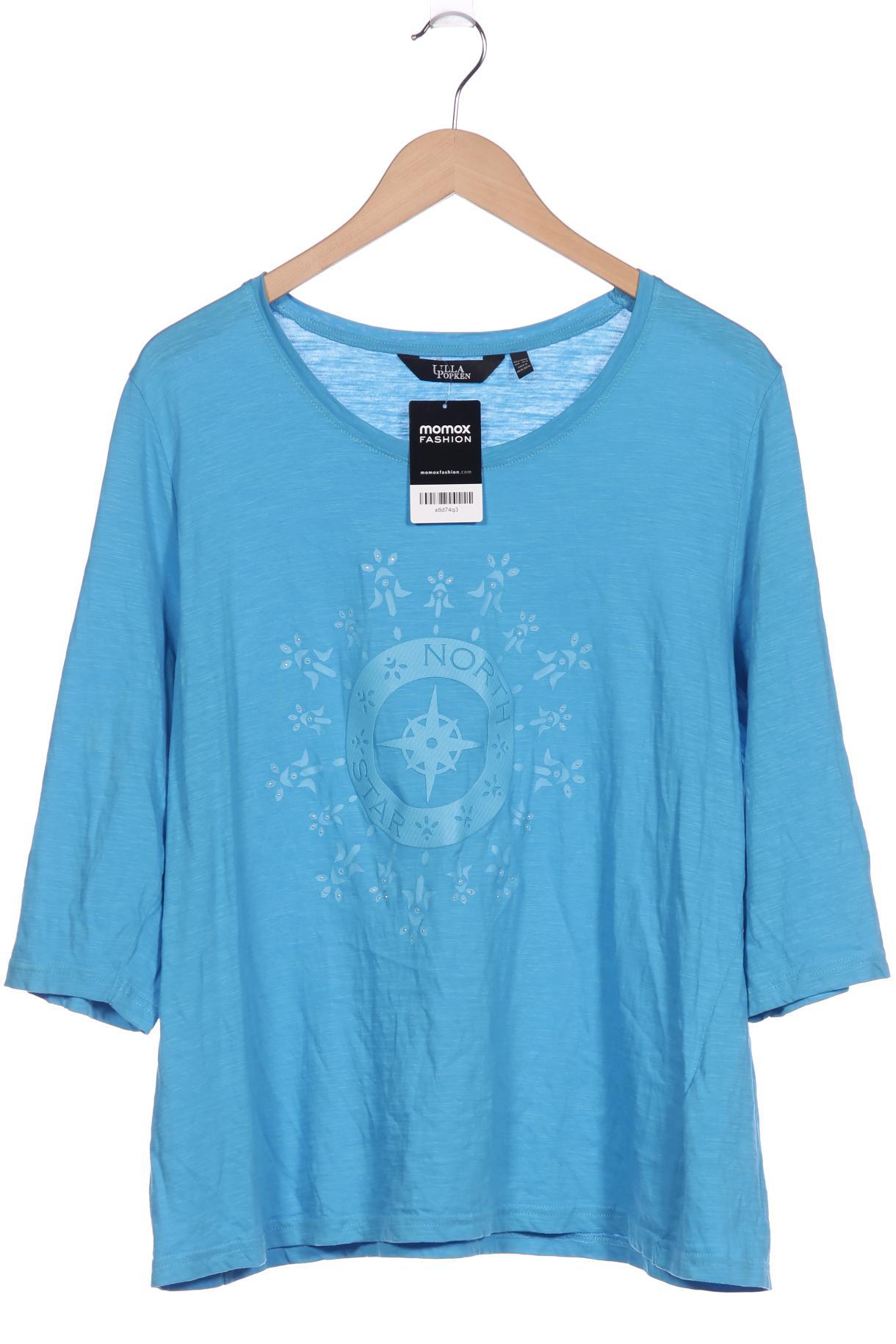 

Ulla Popken Damen Langarmshirt, blau, Gr. 46