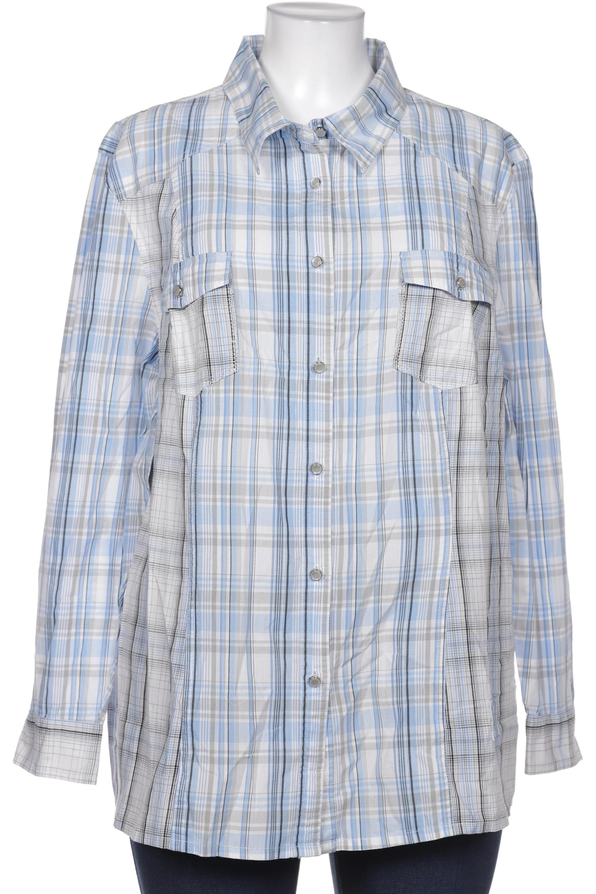 

Ulla Popken Damen Bluse, blau, Gr. 52