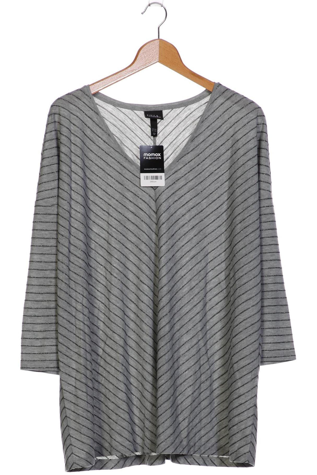 

Ulla Popken Damen Langarmshirt, grau, Gr. 50