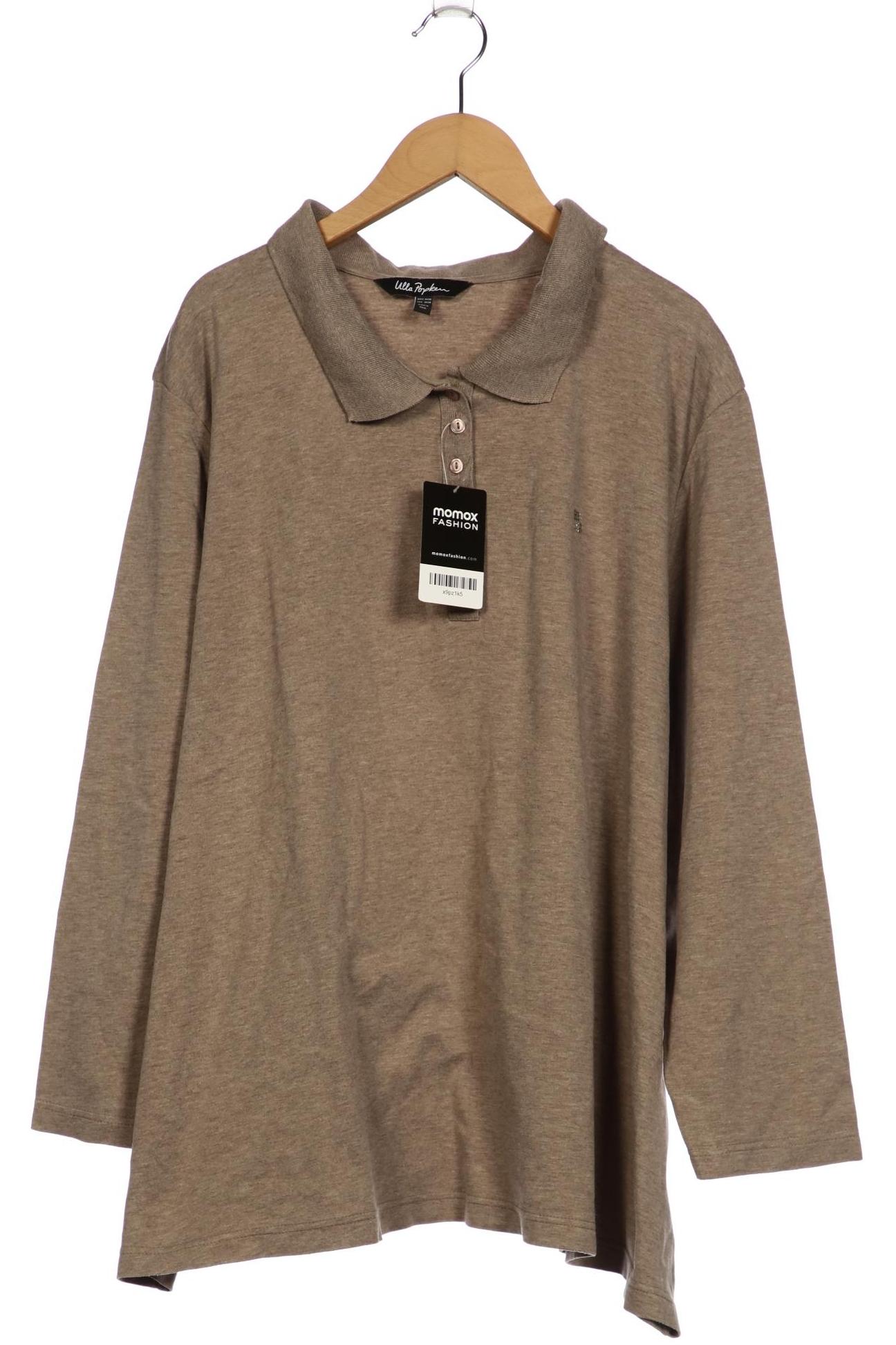 

Ulla Popken Damen Poloshirt, braun, Gr. 54