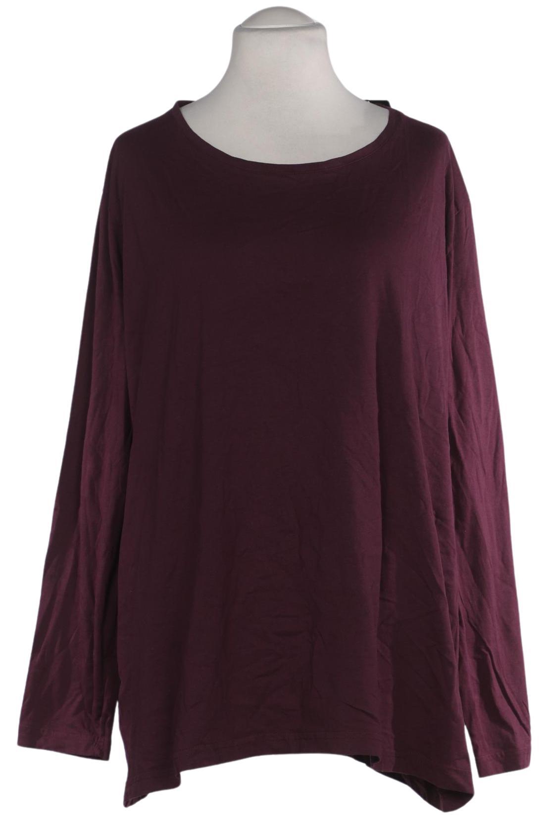 

Ulla Popken Damen Langarmshirt, bordeaux, Gr. 58