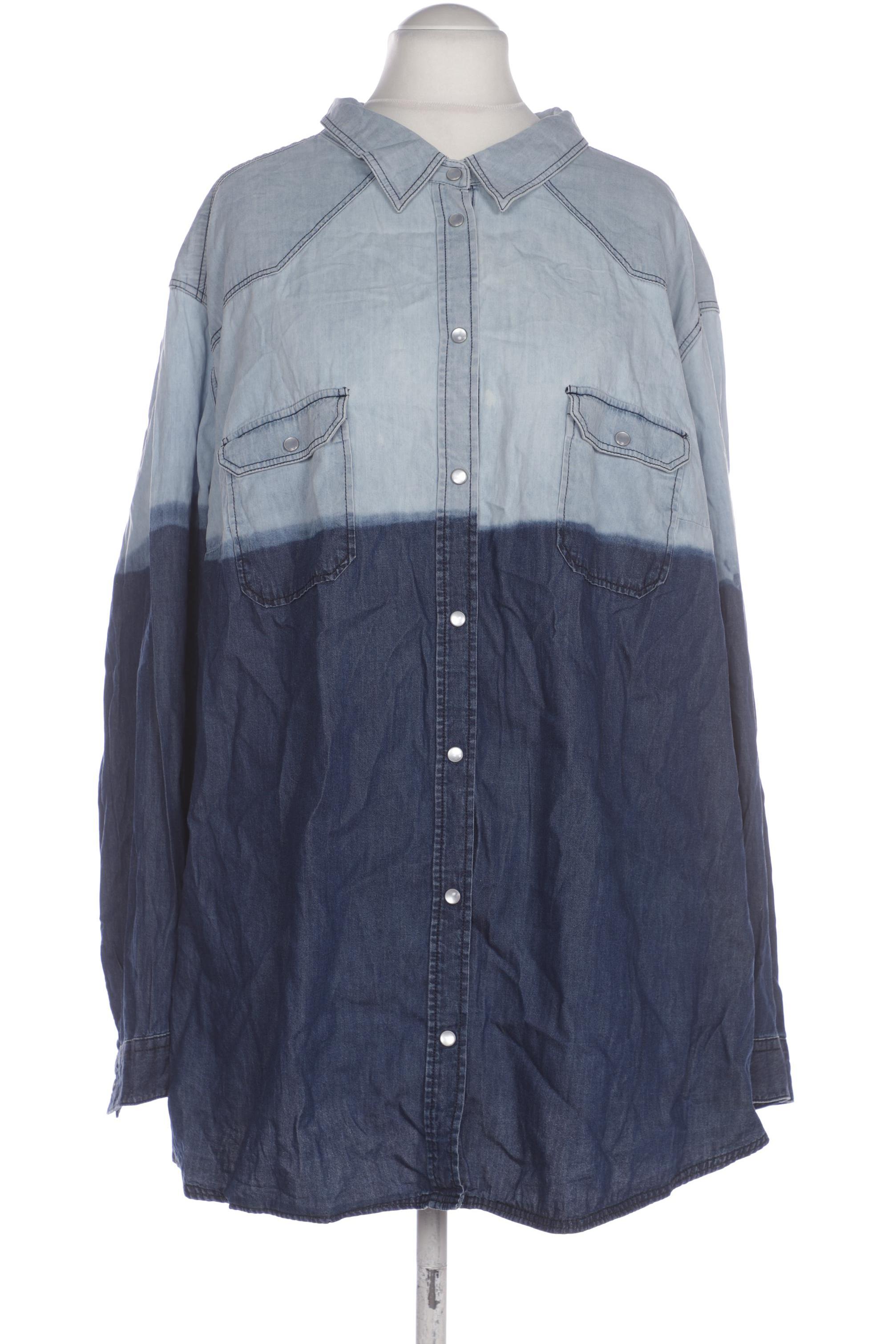 

Ulla Popken Damen Bluse, blau, Gr. 58