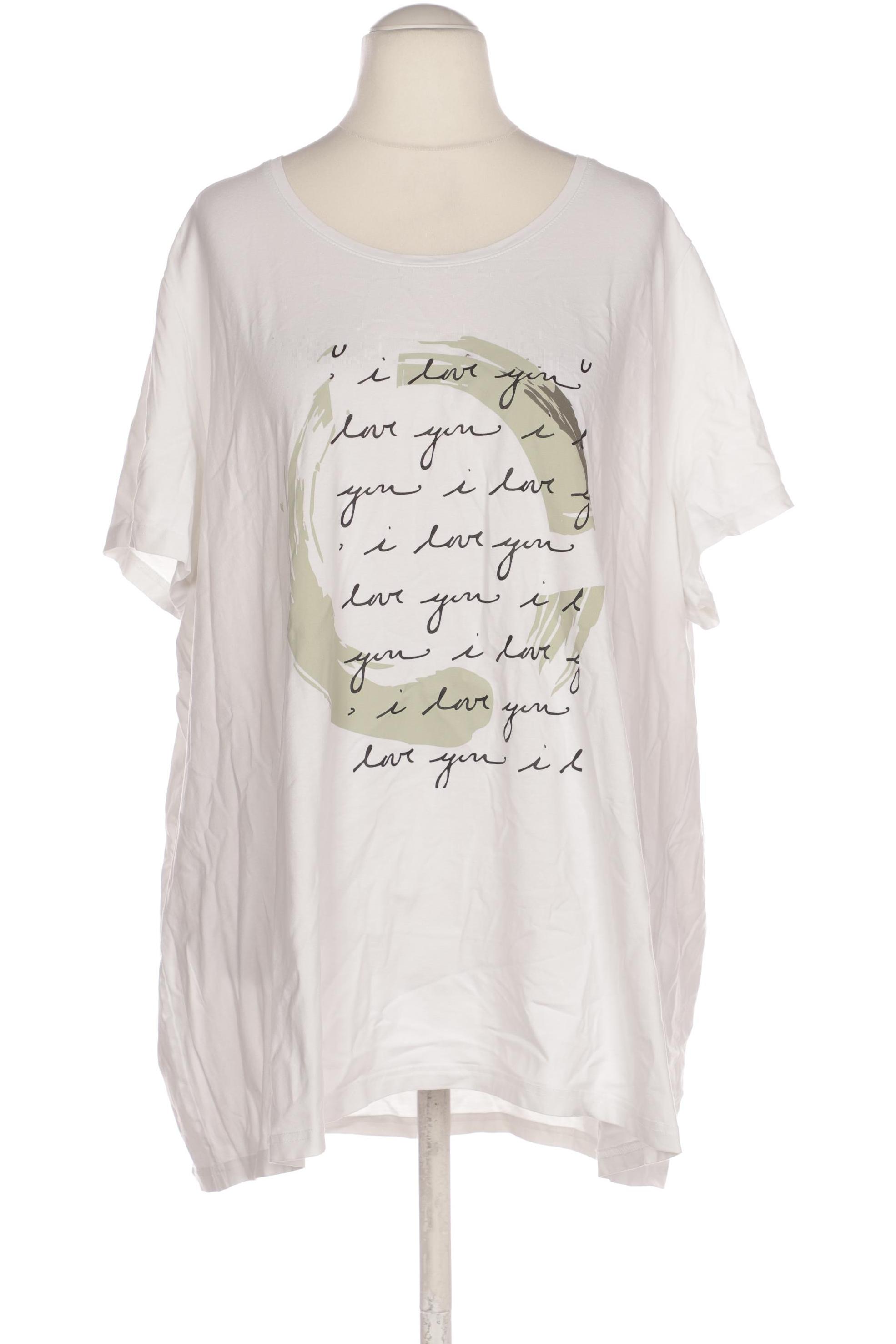 

Ulla Popken Damen T-Shirt, weiß, Gr. 54