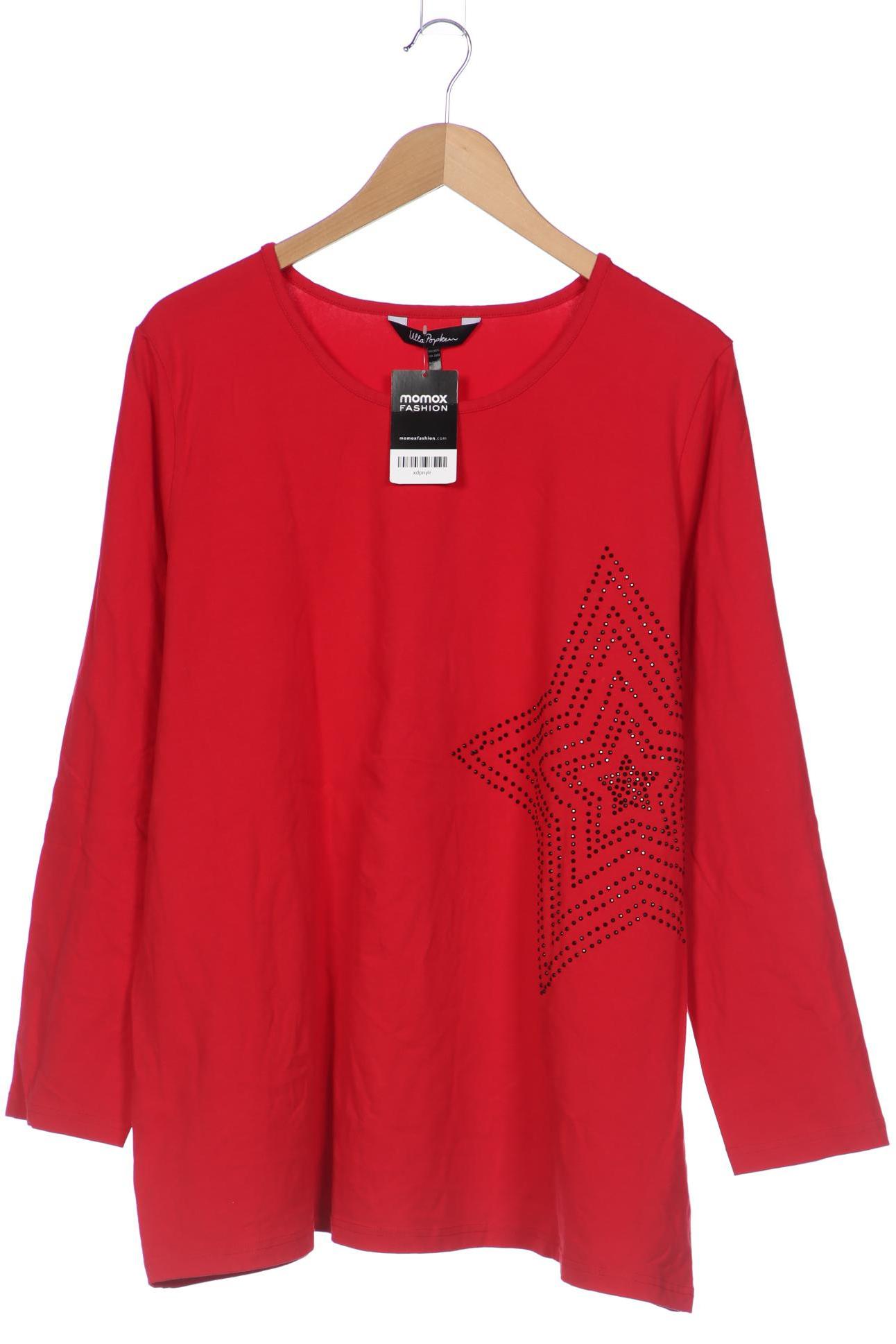 

Ulla Popken Damen Langarmshirt, rot, Gr. 50