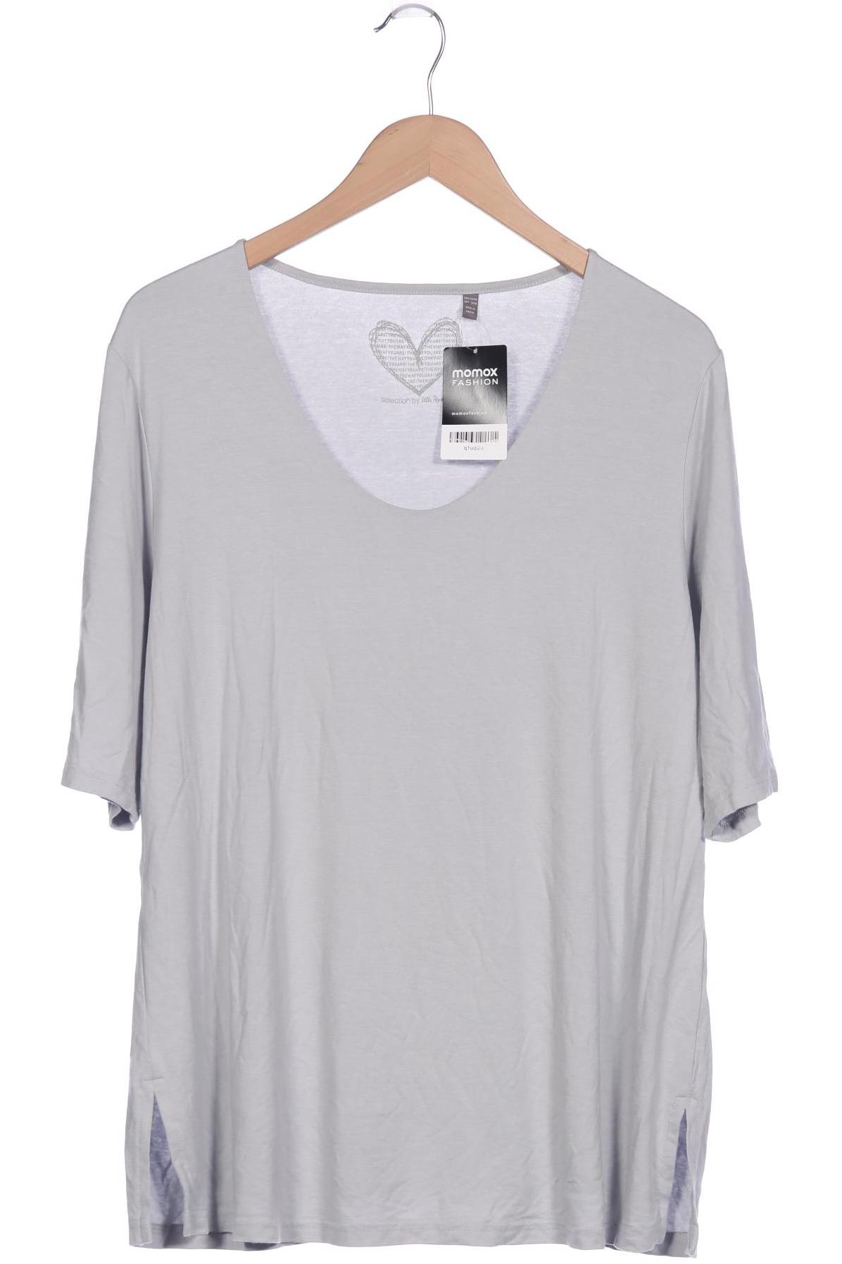 

Ulla Popken Damen T-Shirt, grau, Gr. 46