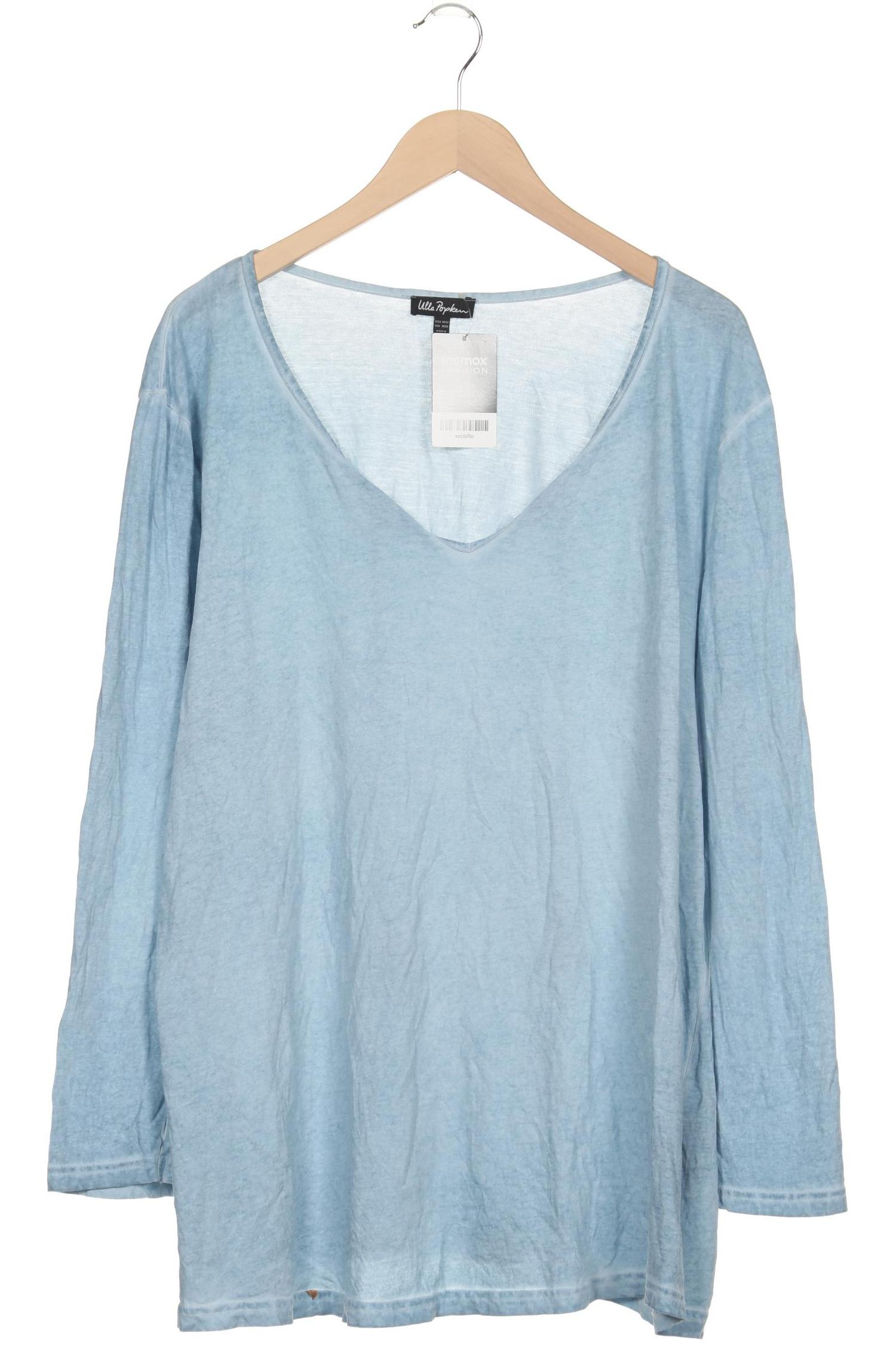 

Ulla Popken Damen Langarmshirt, hellblau, Gr. 50