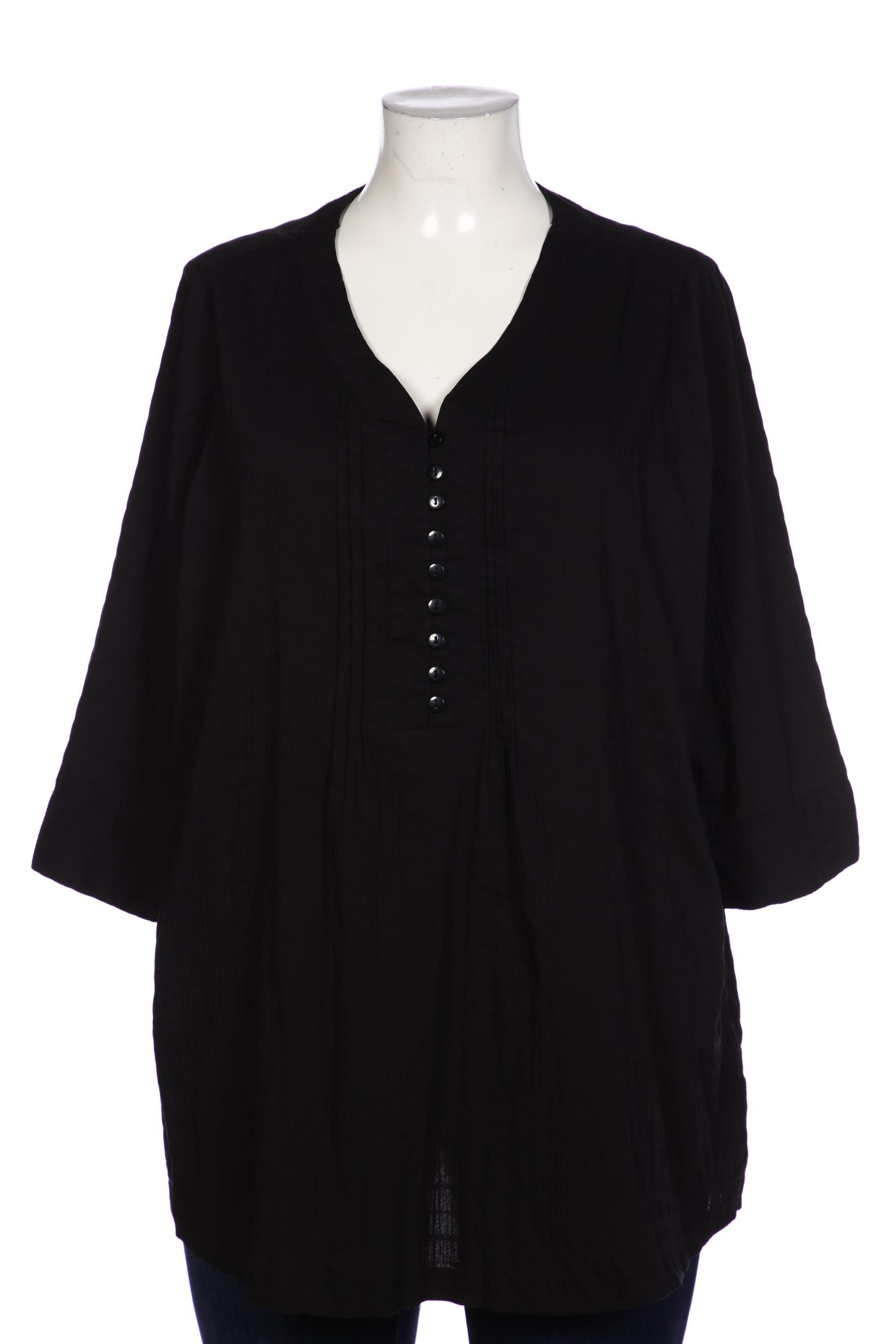 

Ulla Popken Damen Bluse, schwarz, Gr. 44