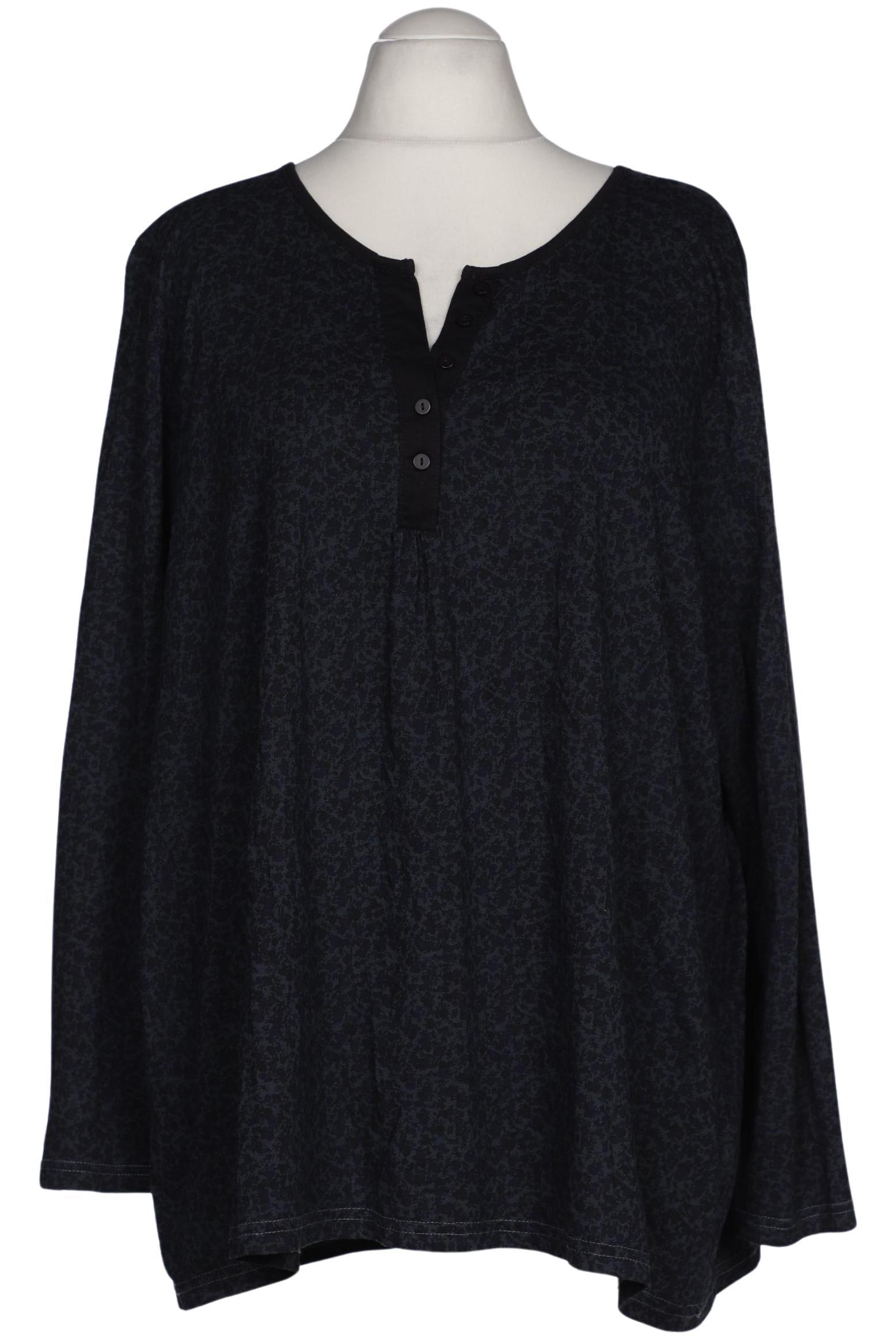 

Ulla Popken Damen Langarmshirt, marineblau, Gr. 54