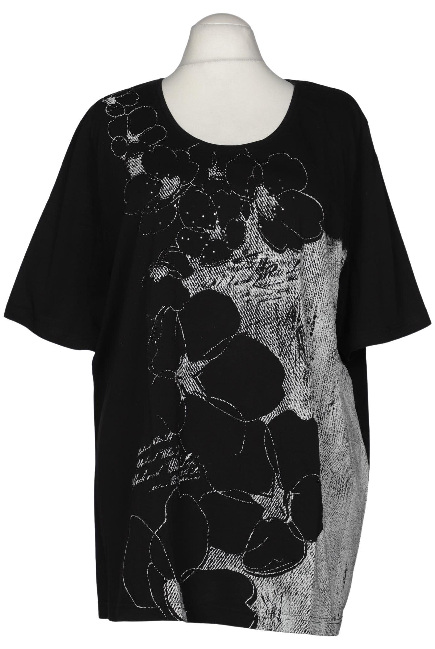 

Ulla Popken Damen T-Shirt, schwarz, Gr. 54