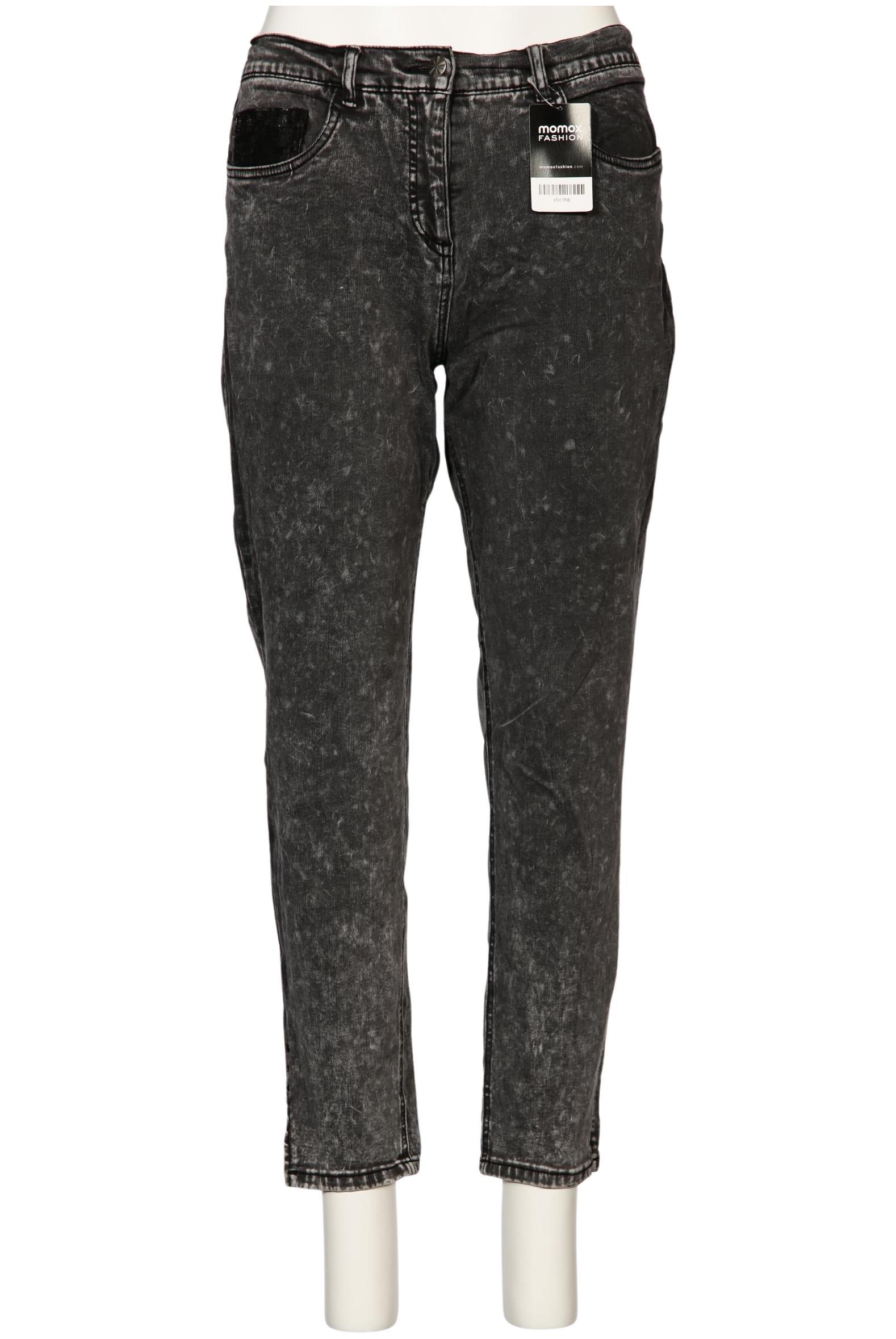 

Ulla Popken Damen Jeans, grau, Gr. 22