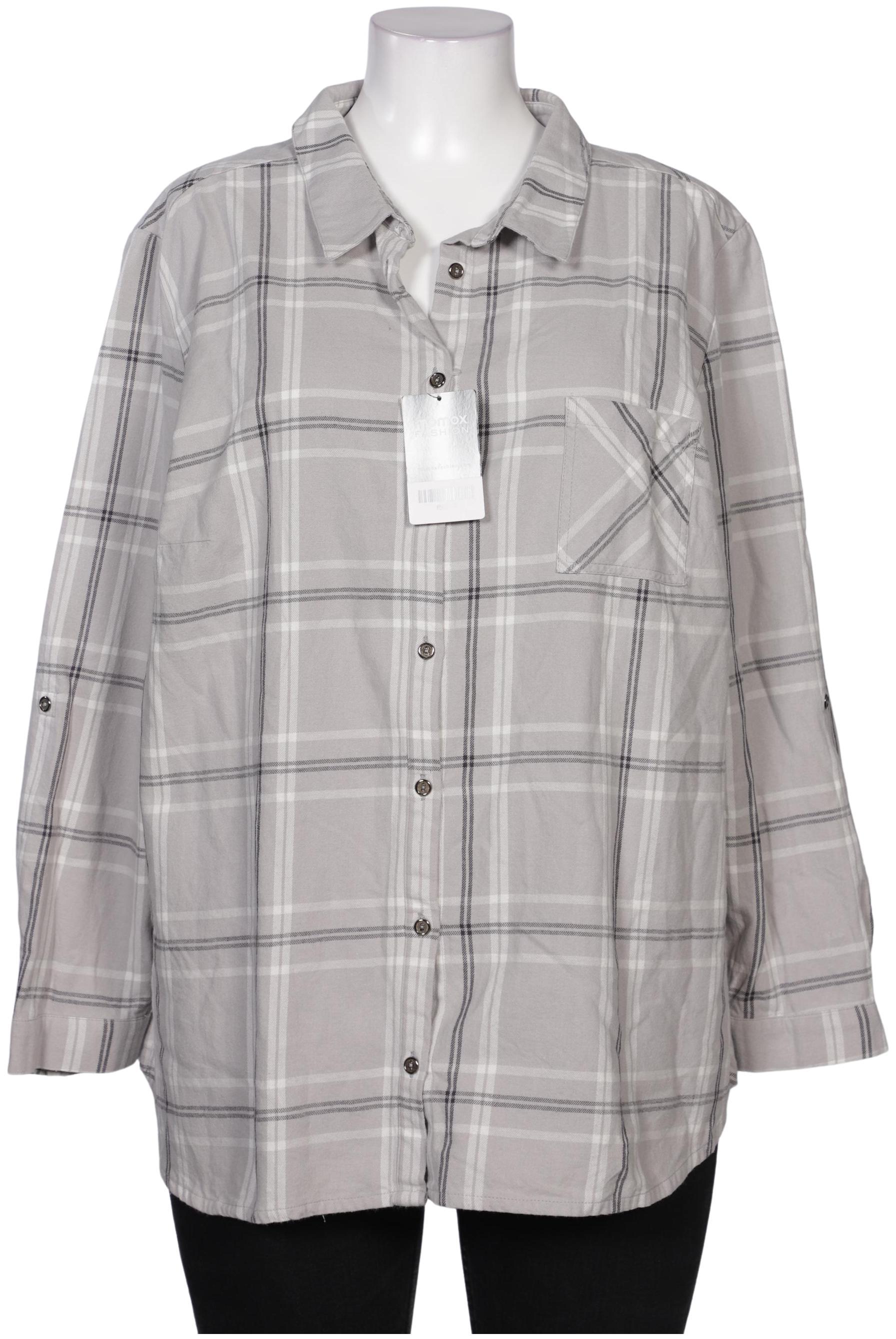 

Ulla Popken Damen Bluse, grau, Gr. 50