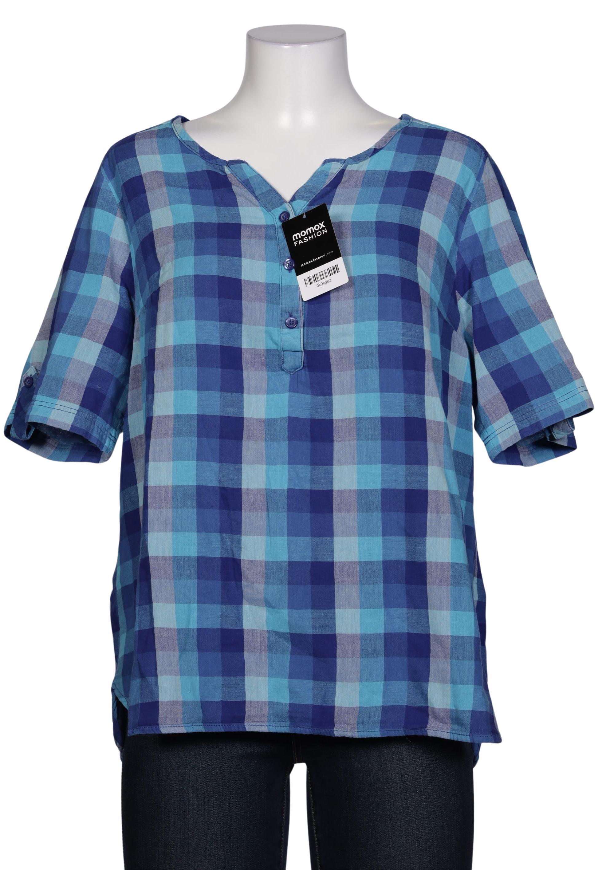 

Ulla Popken Damen Bluse, blau, Gr. 42