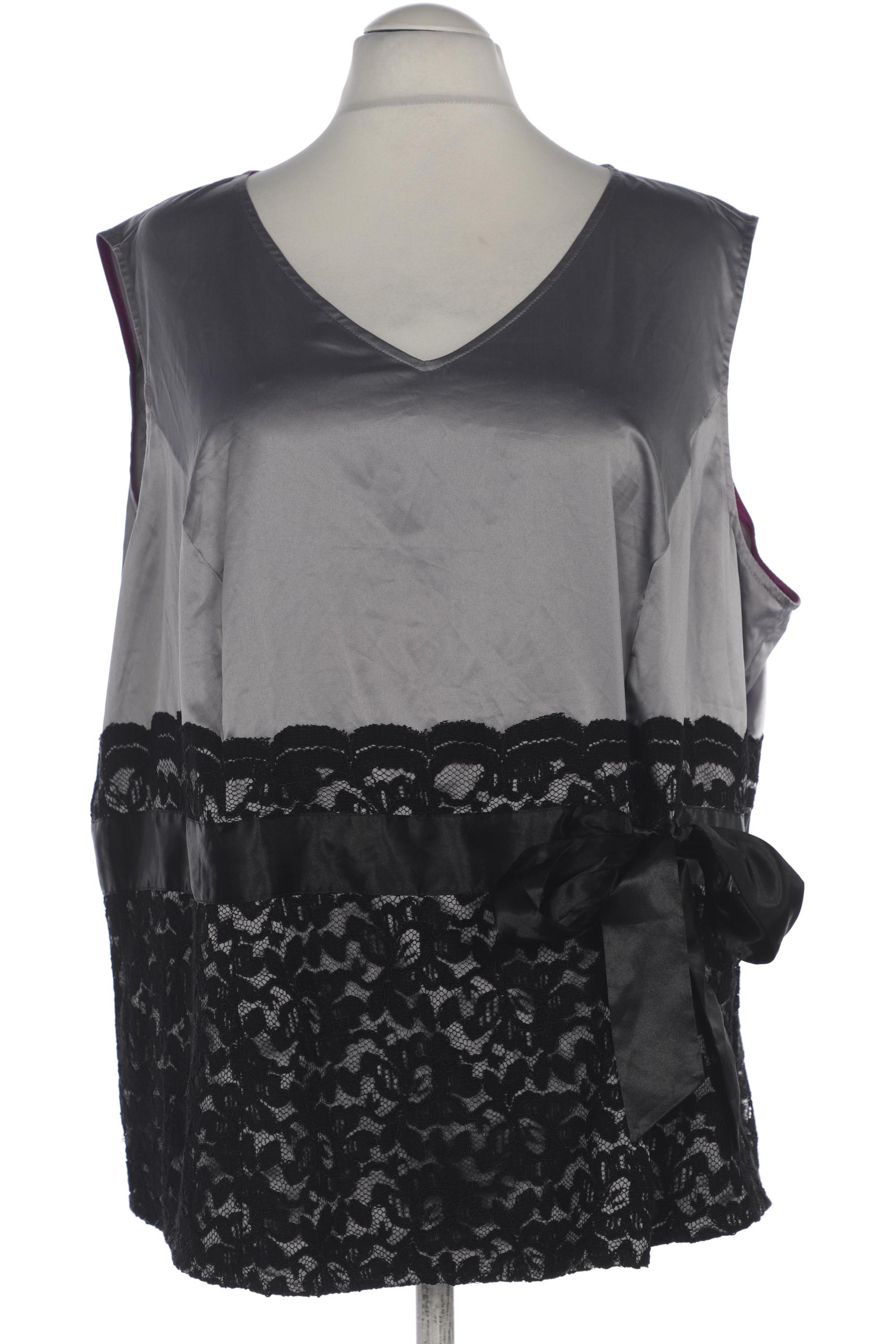 

Ulla Popken Damen Bluse, grau, Gr. 54