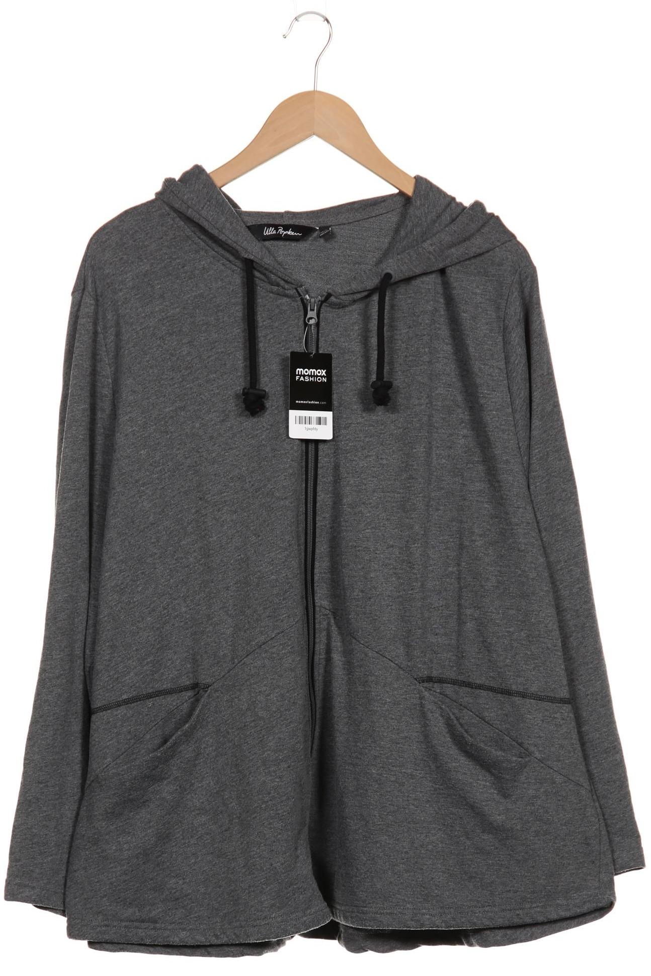 

Ulla Popken Damen Kapuzenpullover, grau, Gr. 54