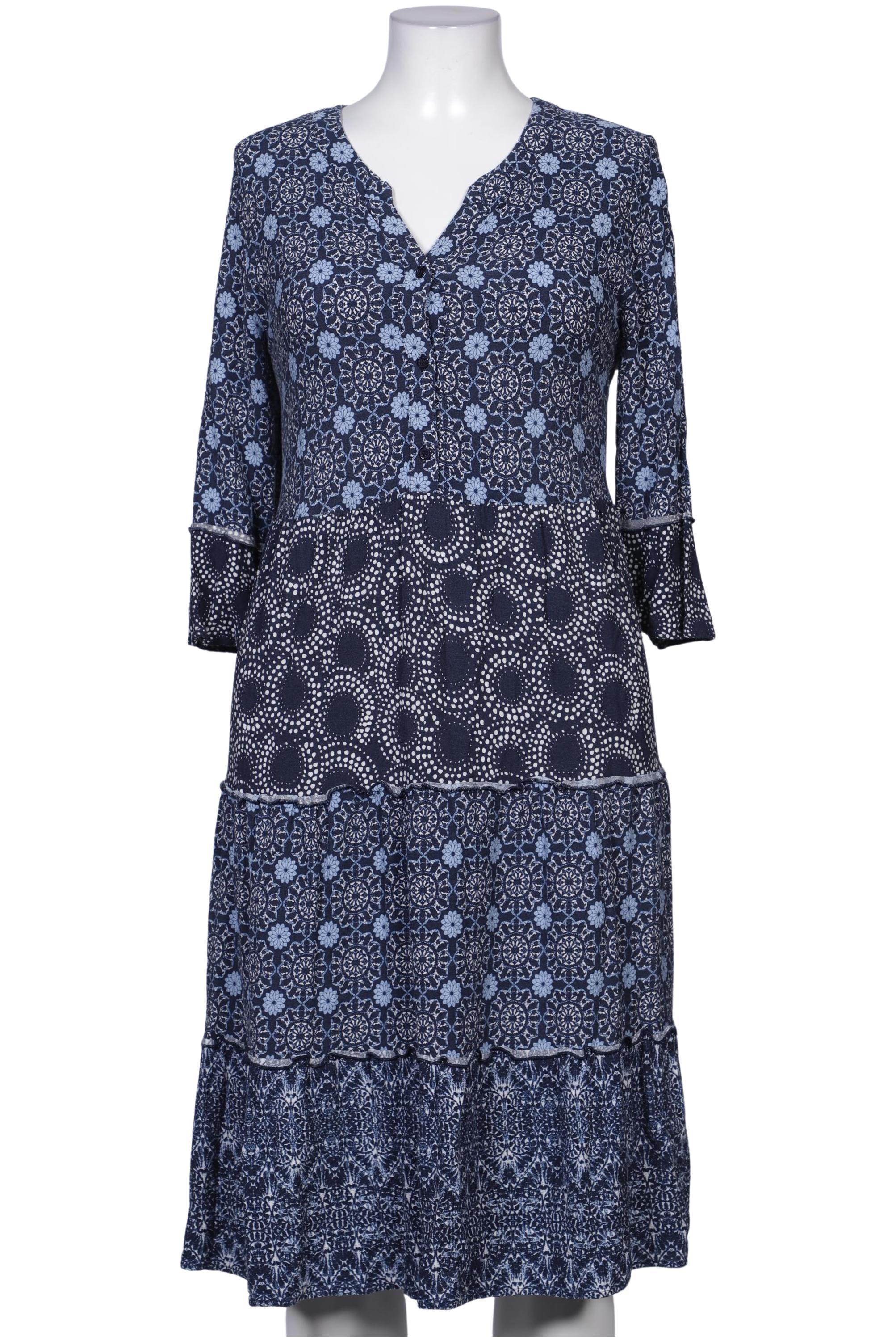 

Ulla Popken Damen Kleid, blau, Gr. 42