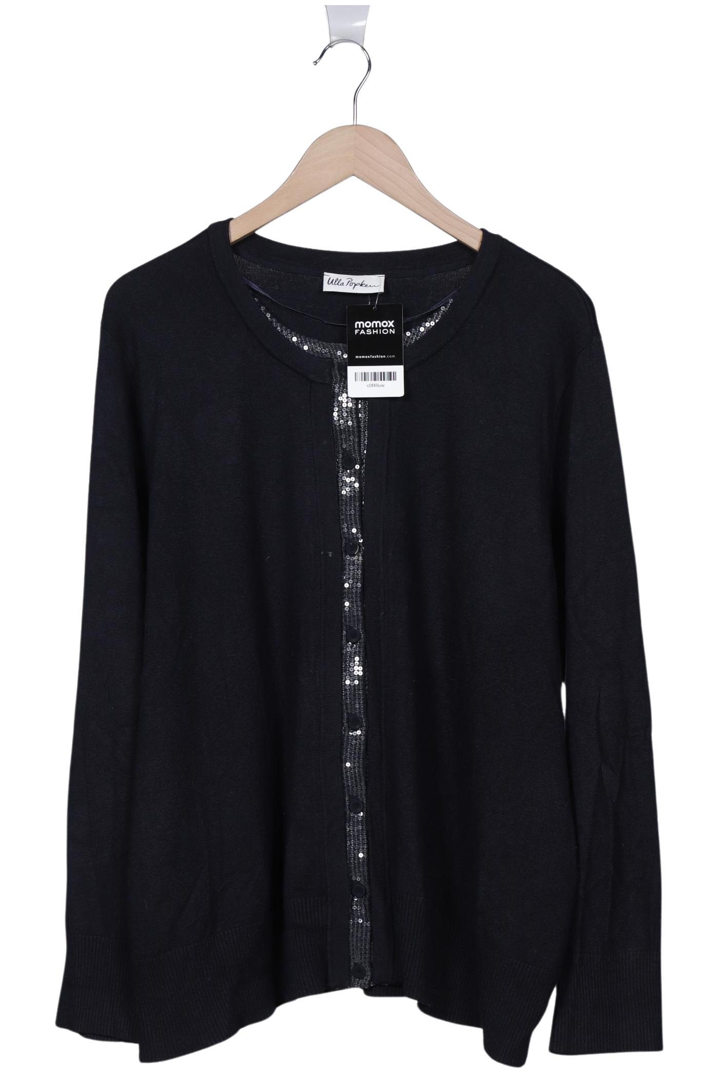 

Ulla Popken Damen Strickjacke, schwarz, Gr. 46