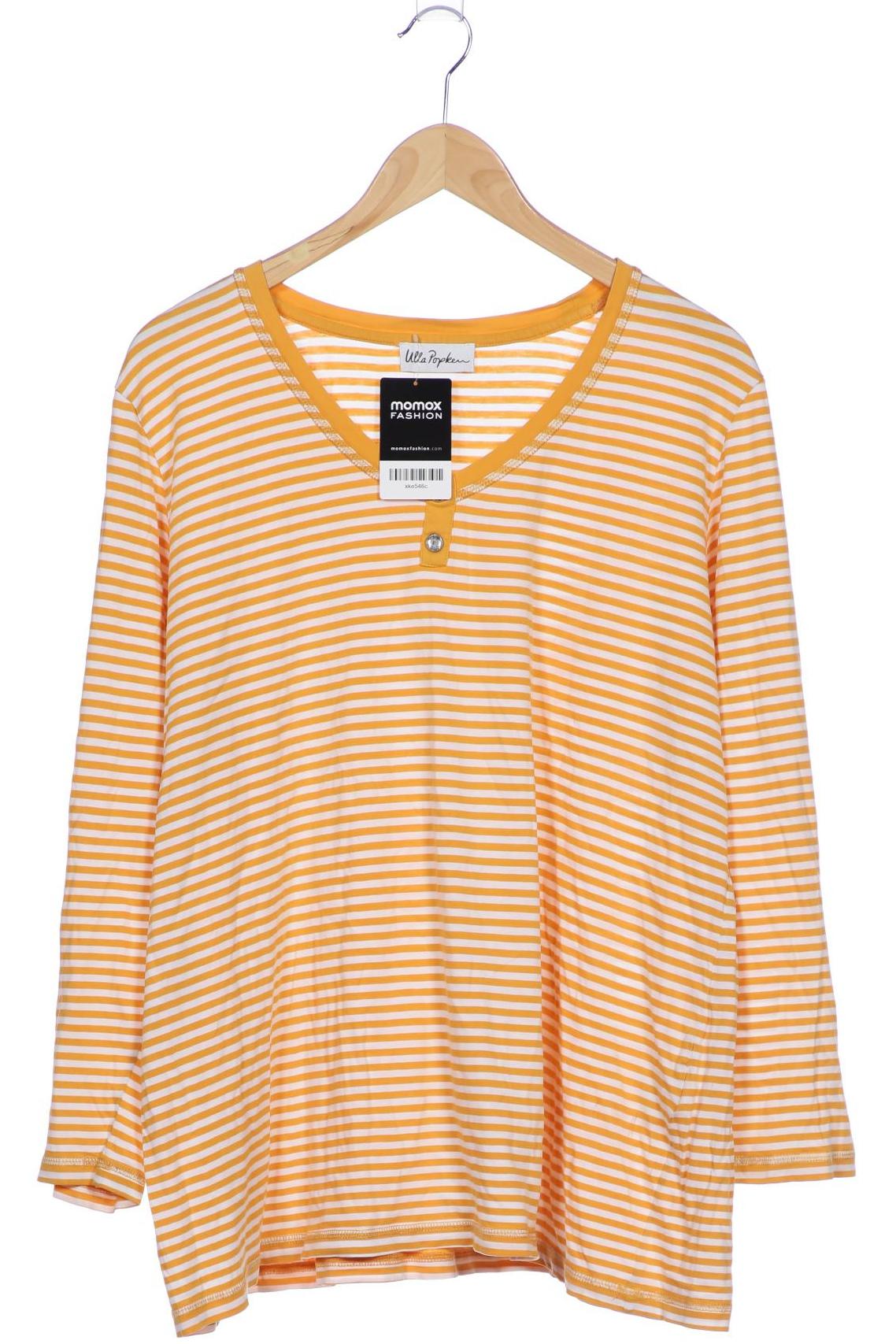 

Ulla Popken Damen Langarmshirt, gelb, Gr. 50