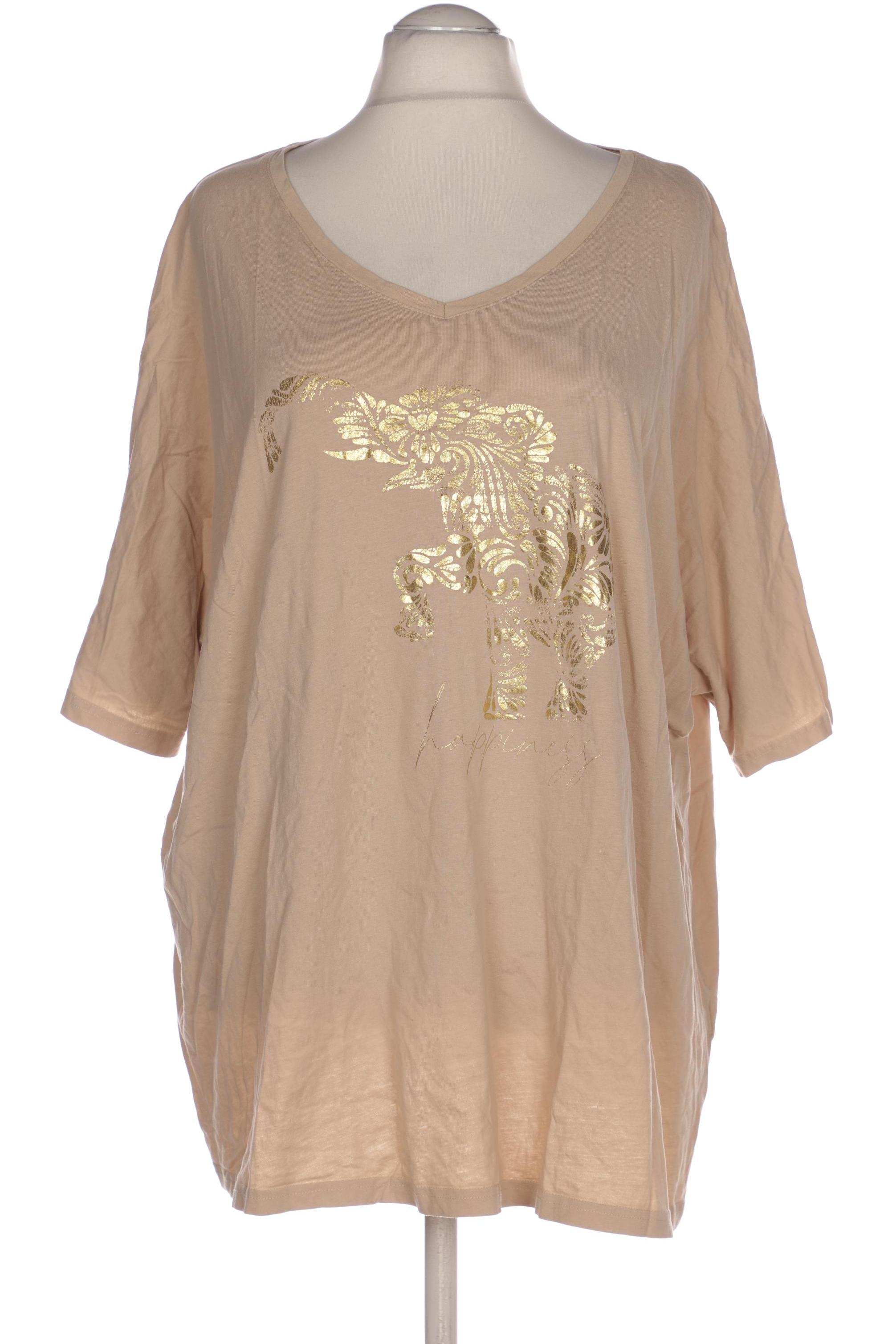 

Ulla Popken Damen T-Shirt, beige, Gr. 58