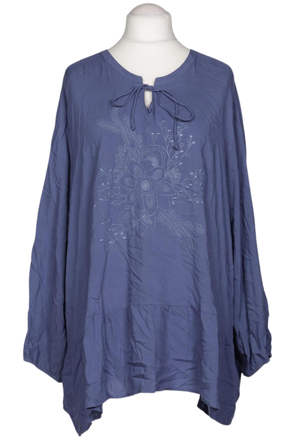 

Ulla Popken Damen Bluse, blau, Gr. 58