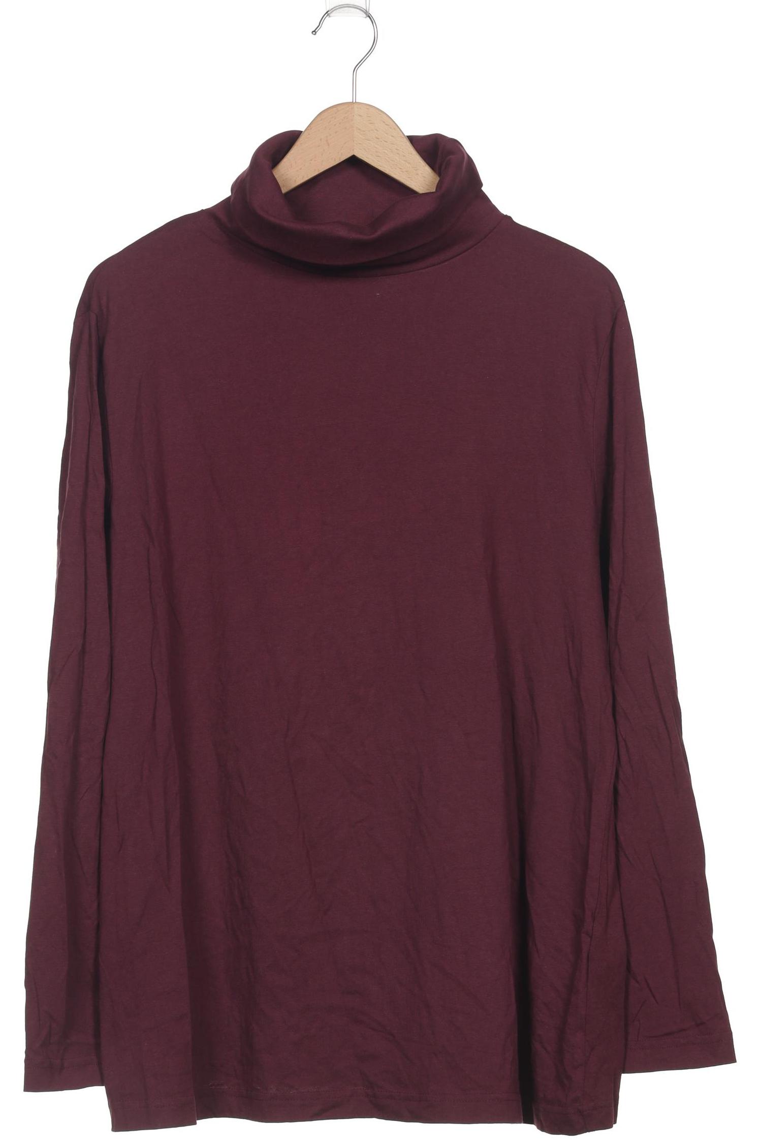 

Ulla Popken Damen Langarmshirt, bordeaux, Gr. 50