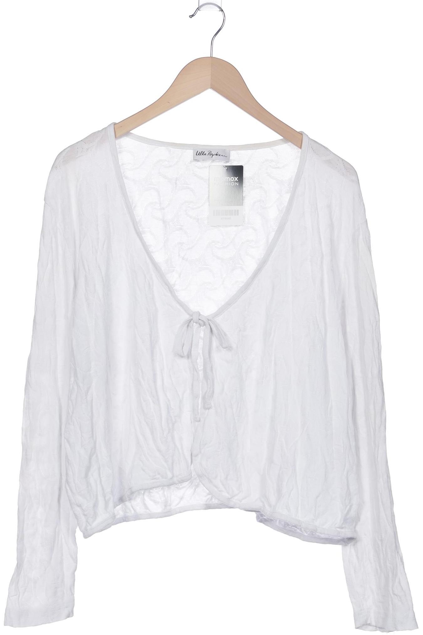 

Ulla Popken Damen Strickjacke, weiß, Gr. 50