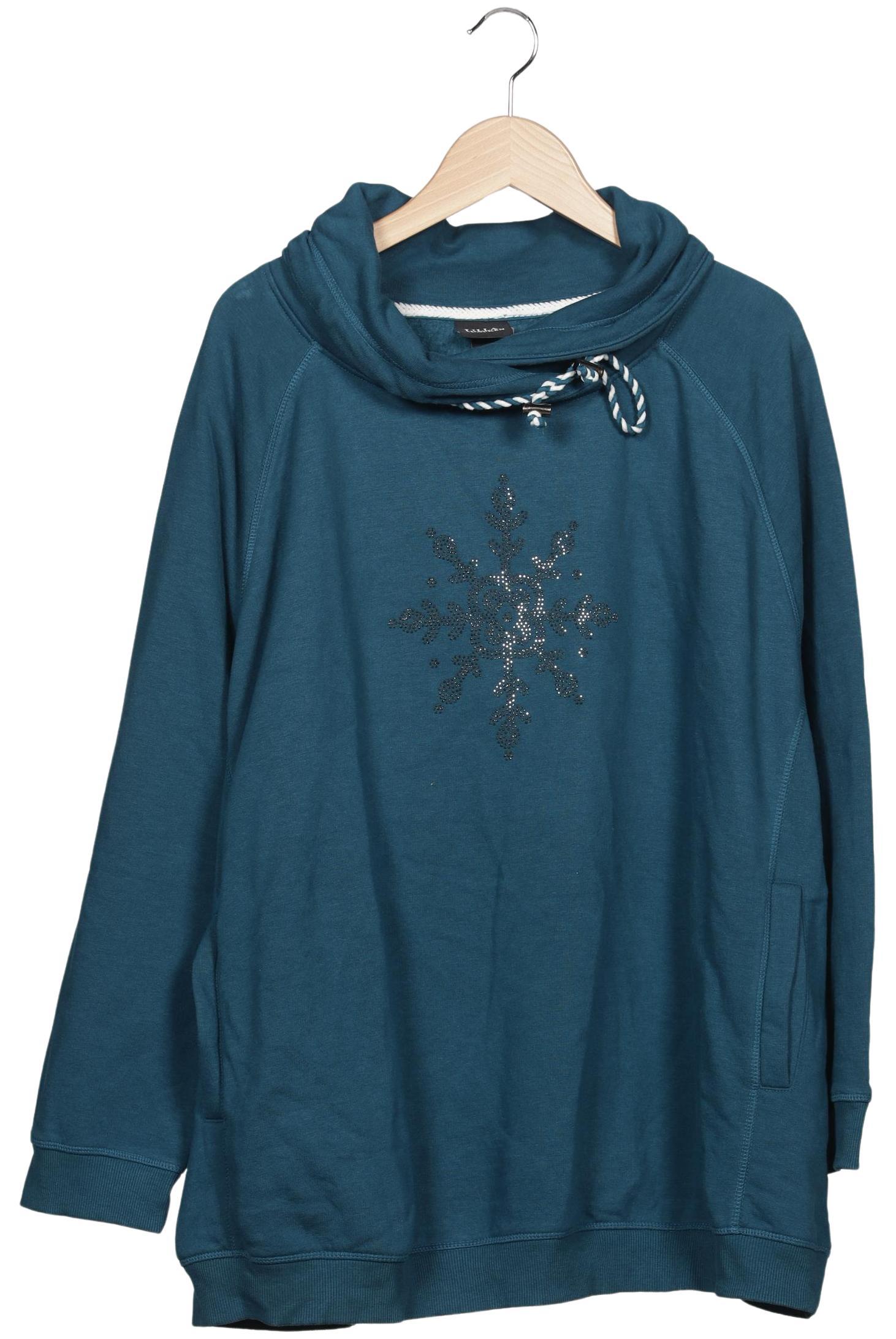 

Ulla Popken Damen Sweatshirt, türkis, Gr. 54