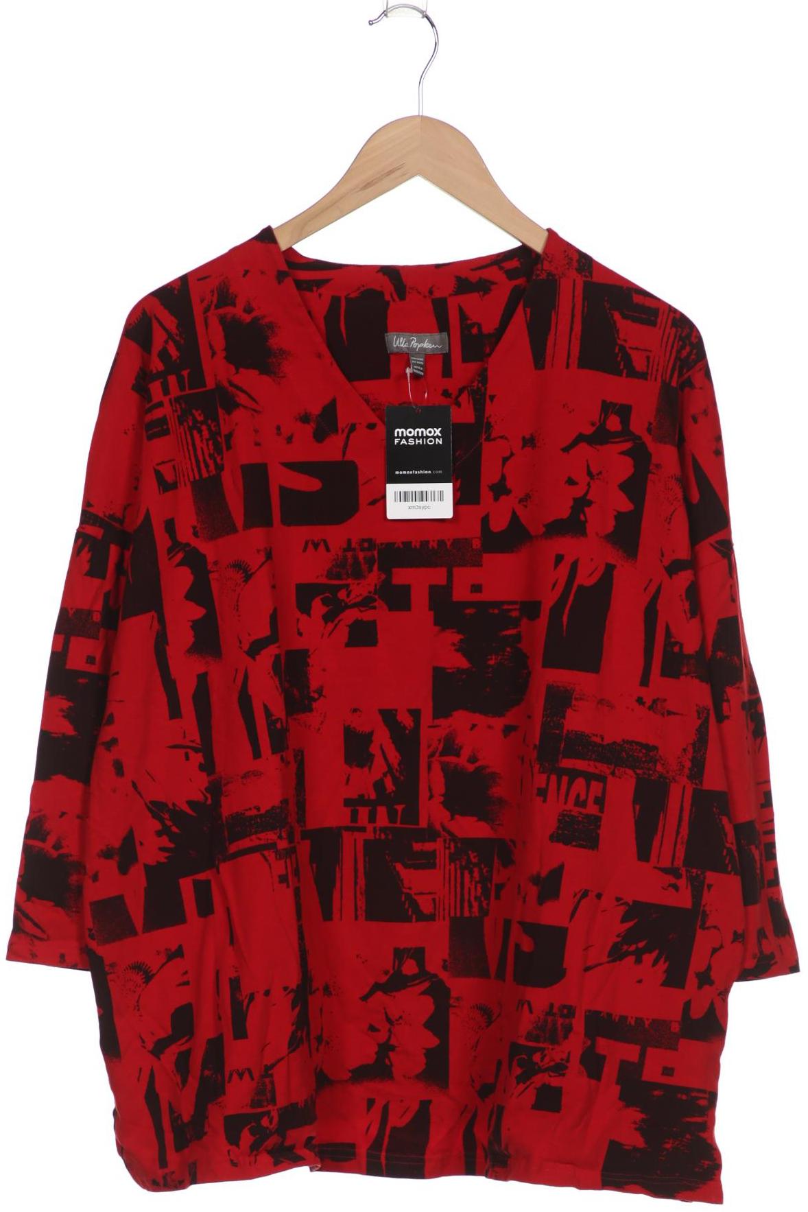 

Ulla Popken Damen Langarmshirt, rot