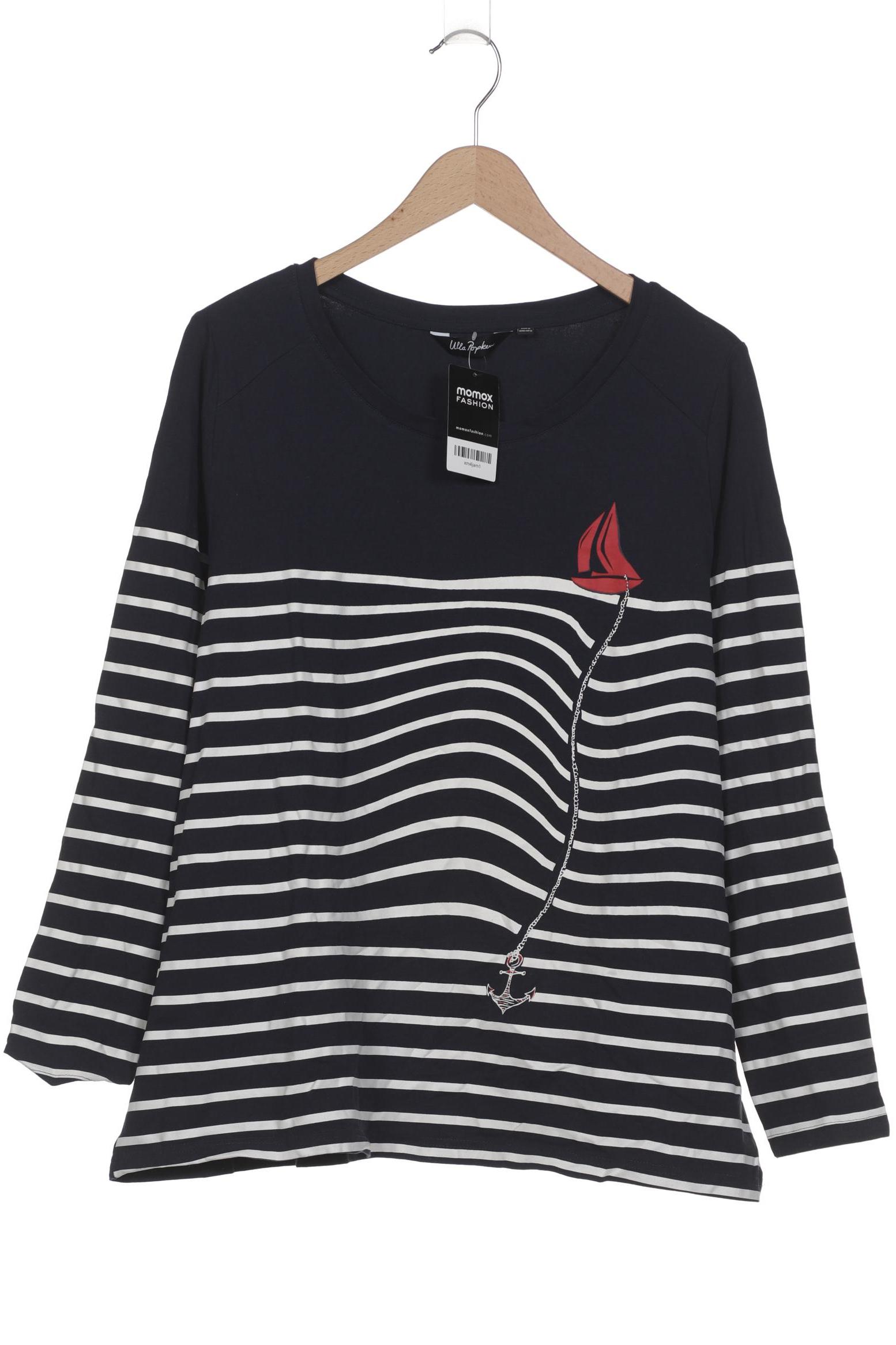 

Ulla Popken Damen Langarmshirt, marineblau, Gr. 46