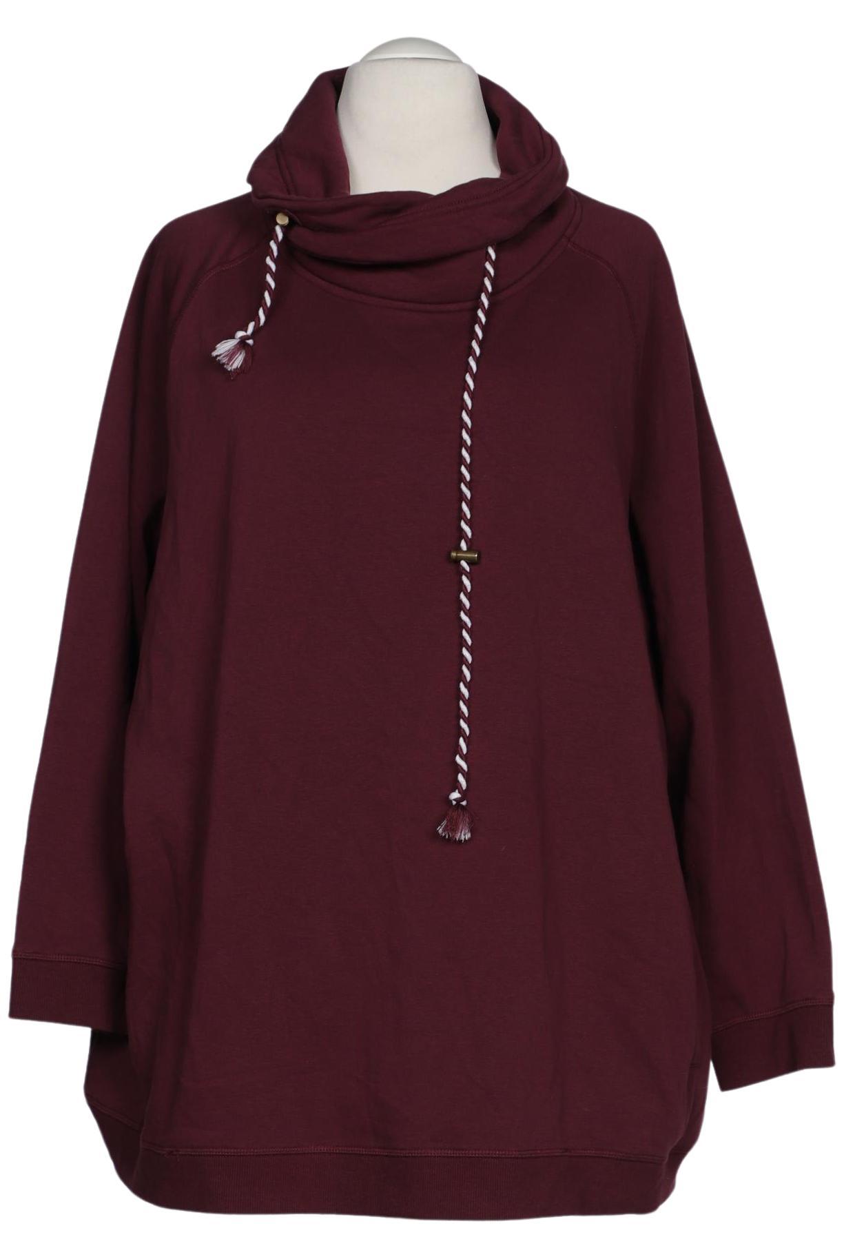 

Ulla Popken Damen Sweatshirt, bordeaux, Gr. 54