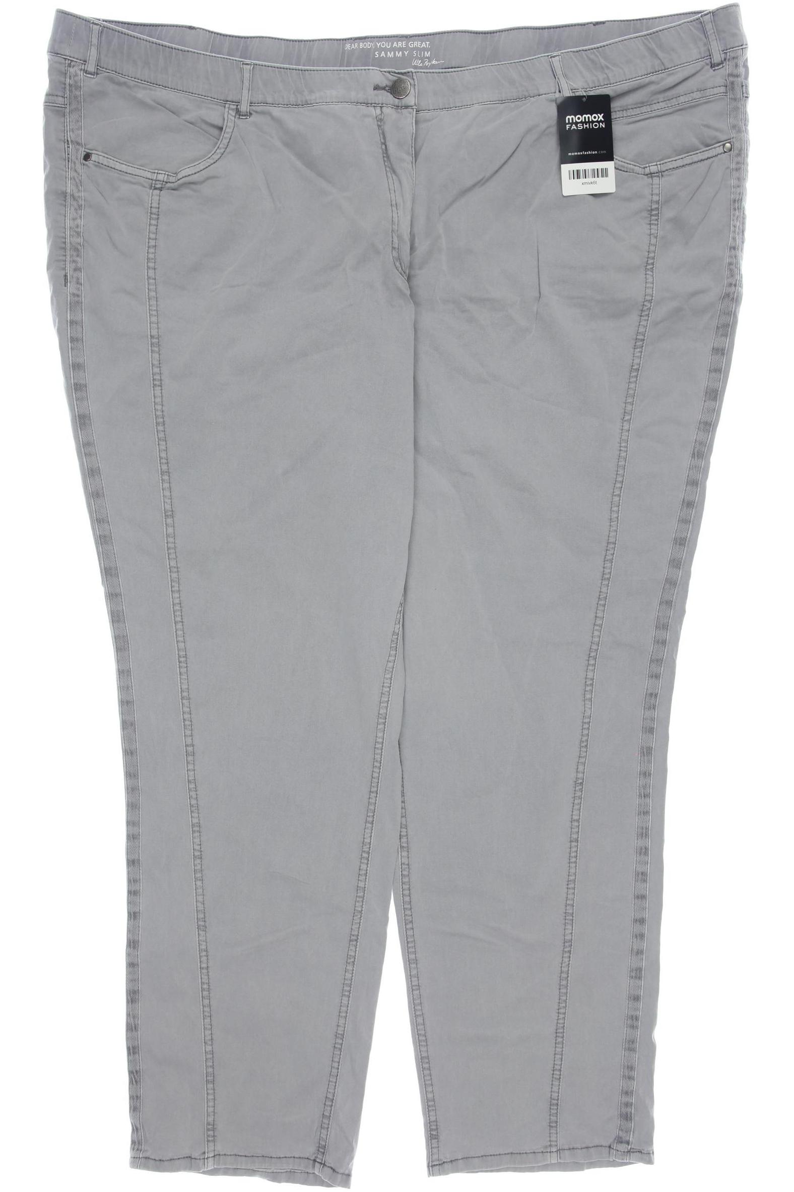 

Ulla Popken Damen Stoffhose, grau, Gr. 58