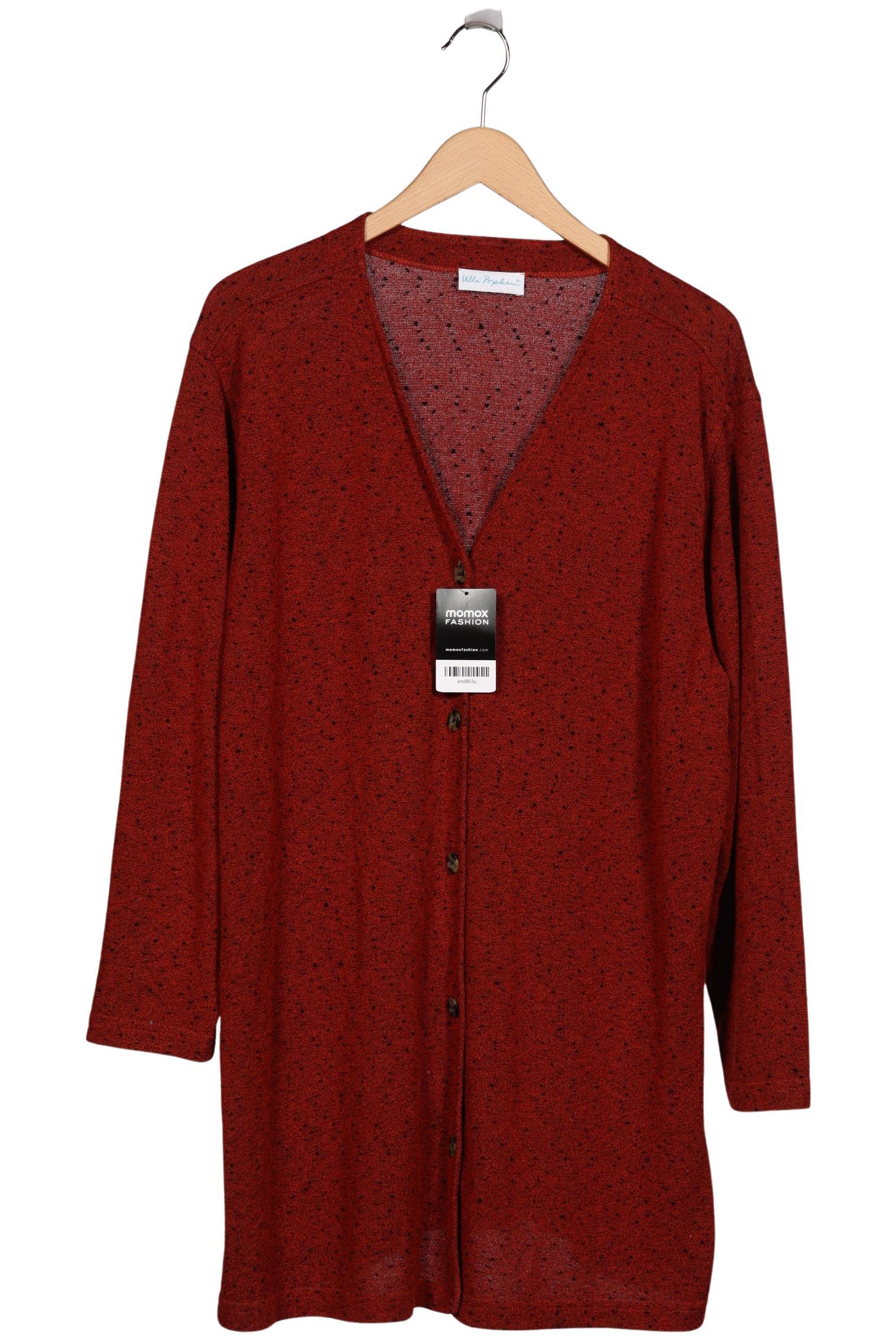 

Ulla Popken Damen Strickjacke, bordeaux, Gr. 50