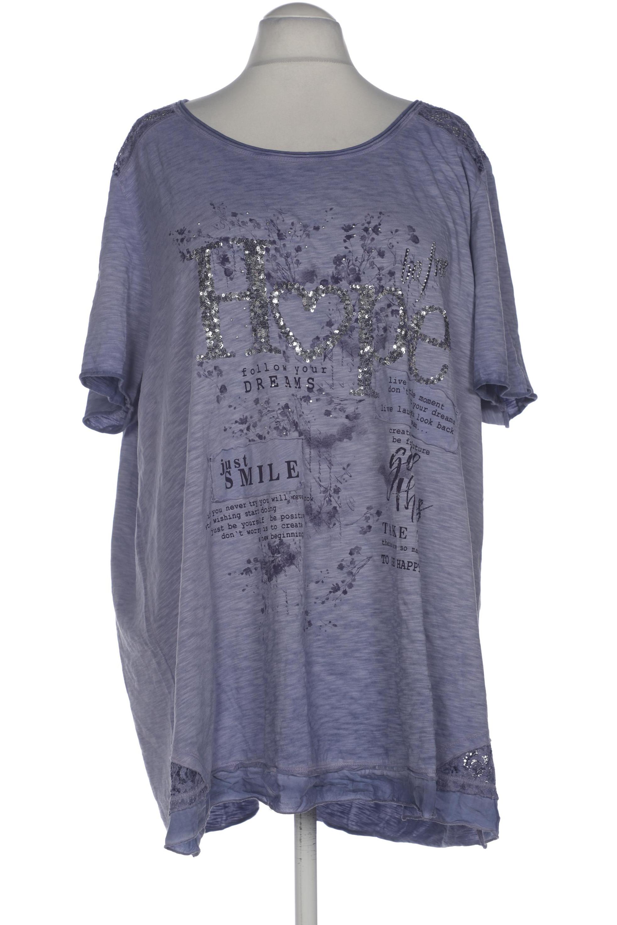

Ulla Popken Damen T-Shirt, blau, Gr. 54