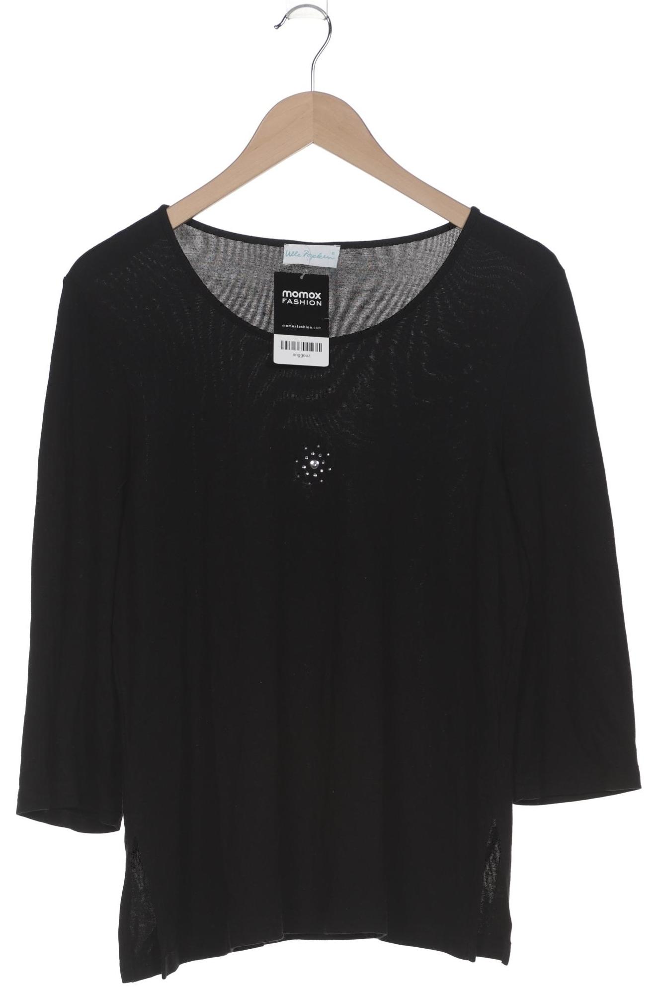 

Ulla Popken Damen Langarmshirt, schwarz, Gr. 42