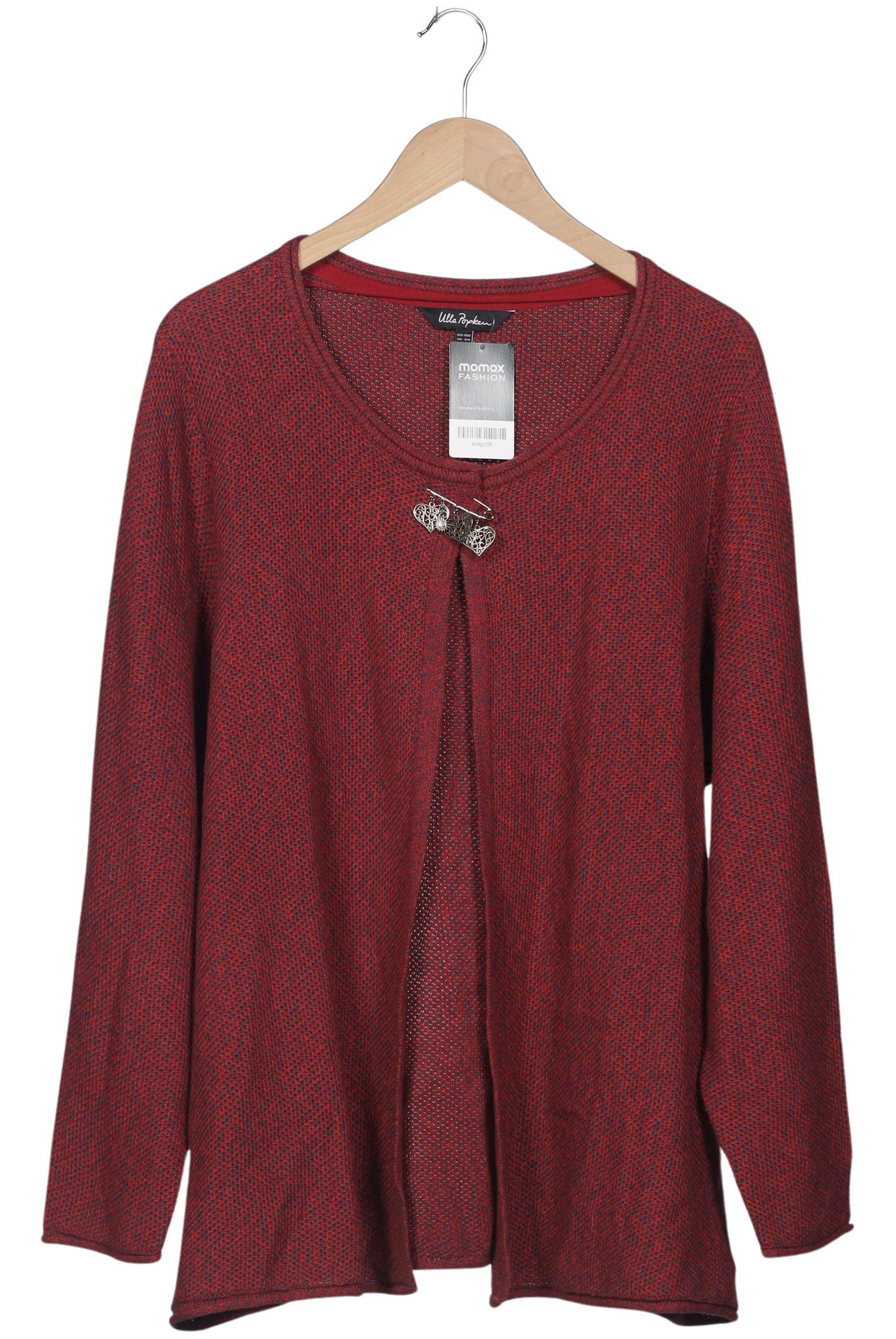 

Ulla Popken Damen Strickjacke, rot, Gr. 46