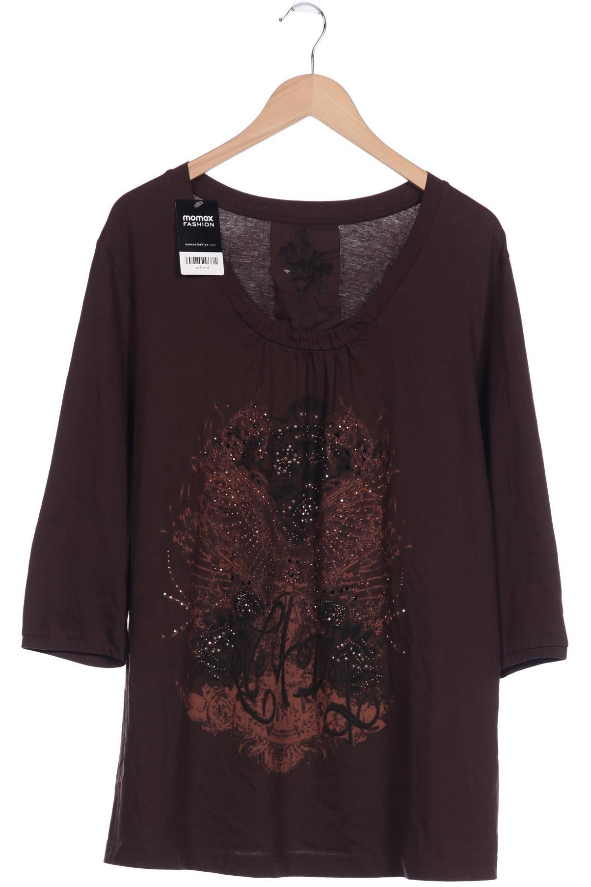 

Ulla Popken Damen Langarmshirt, braun